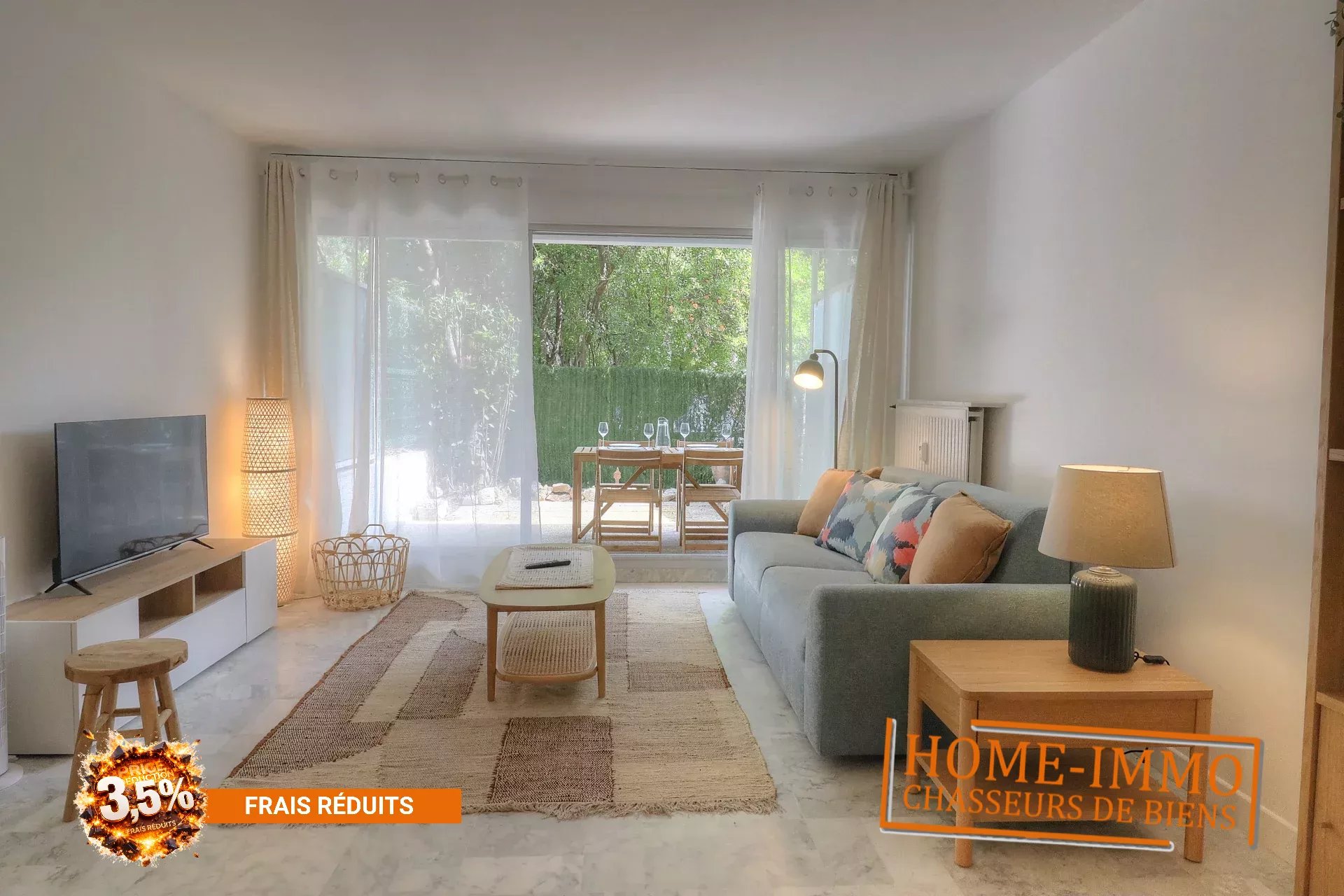 Large 35 m² studio on garden level - Student or mobility lease (September to June)