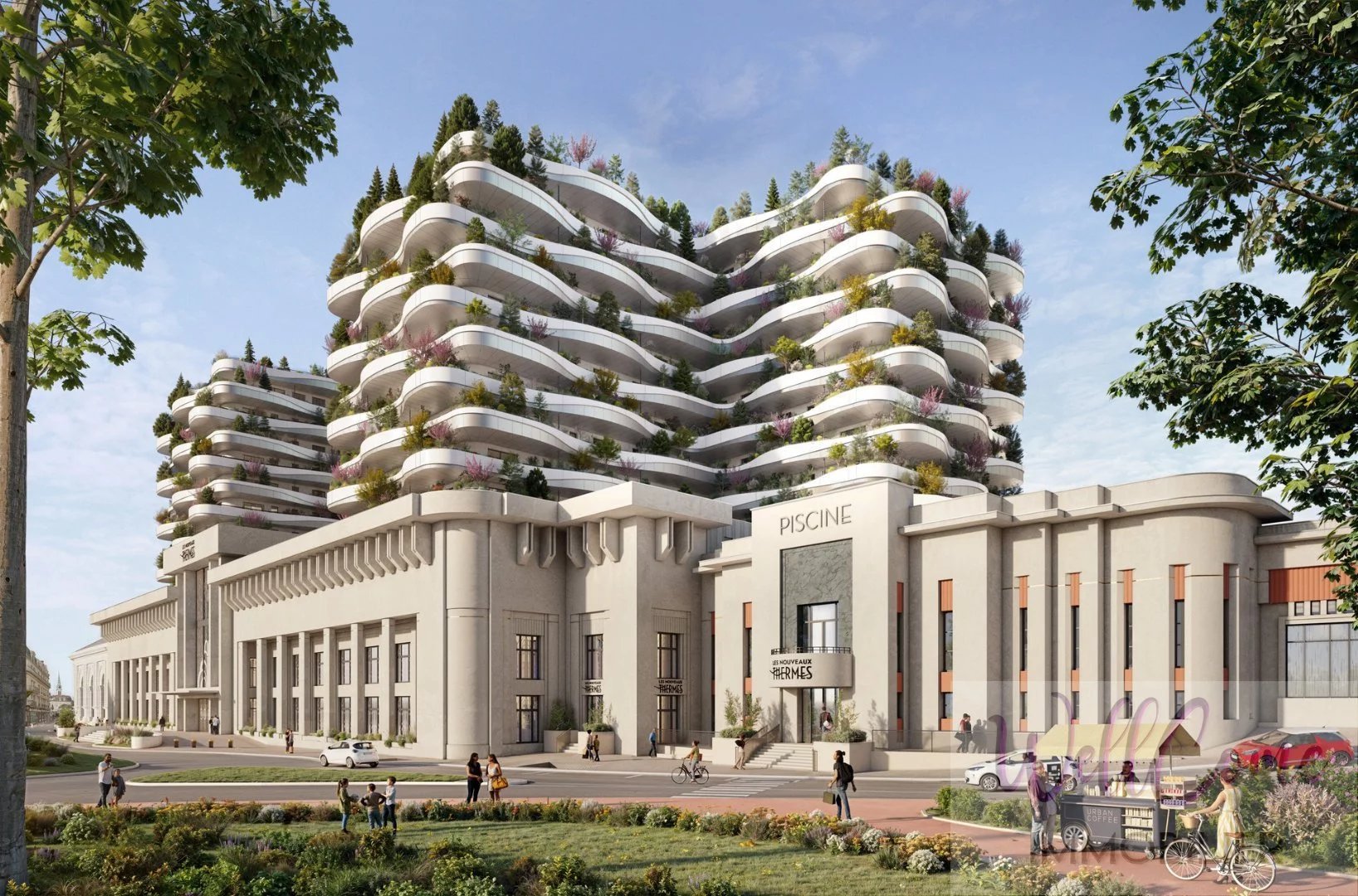 Appartement T4 de 103m² côté Sud + 2 Box - 'Les Nouveaux Thermes'