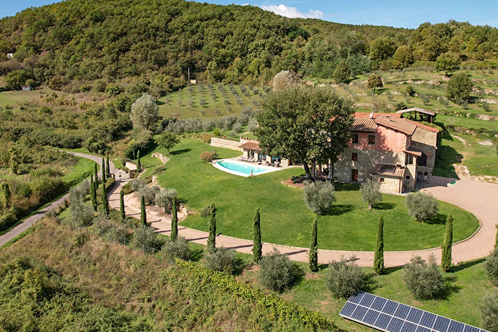 PODERE CON CASALE E OLIVETO IN VENDITA IN CASENTINO, TOSCANA