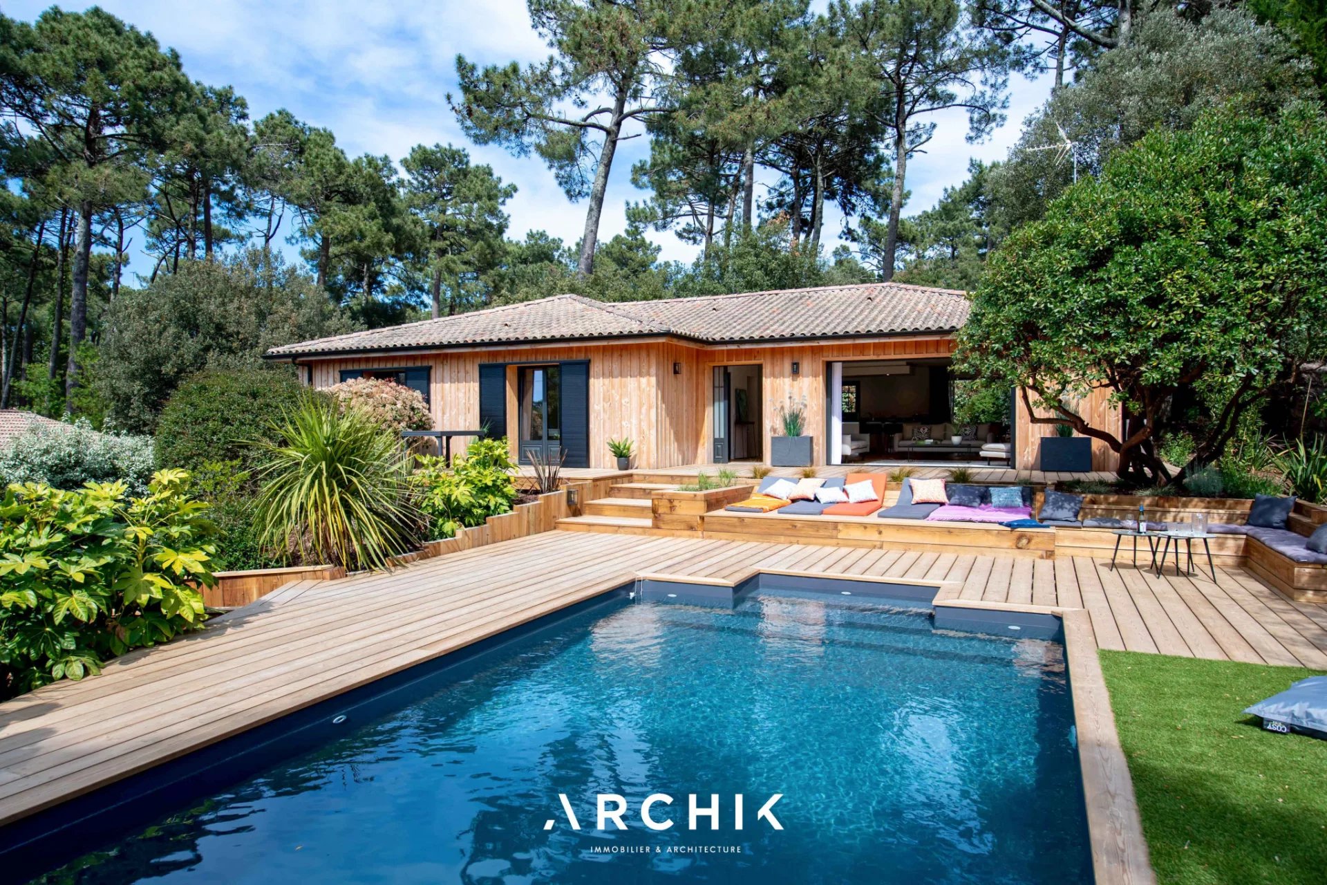 VILLA BELLEVUE - AU CALME - LE PYLA