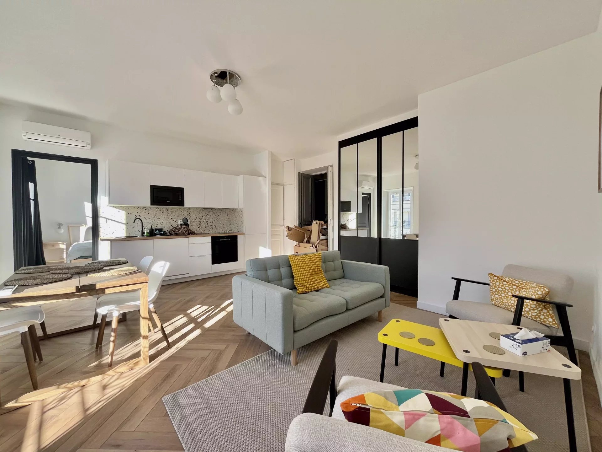 NICE FLEURS – APPARTEMENT 3 PIÈCES MEUBLÉ – LOCATION ÉTUDIANTE – IDÉAL COLOCATION
