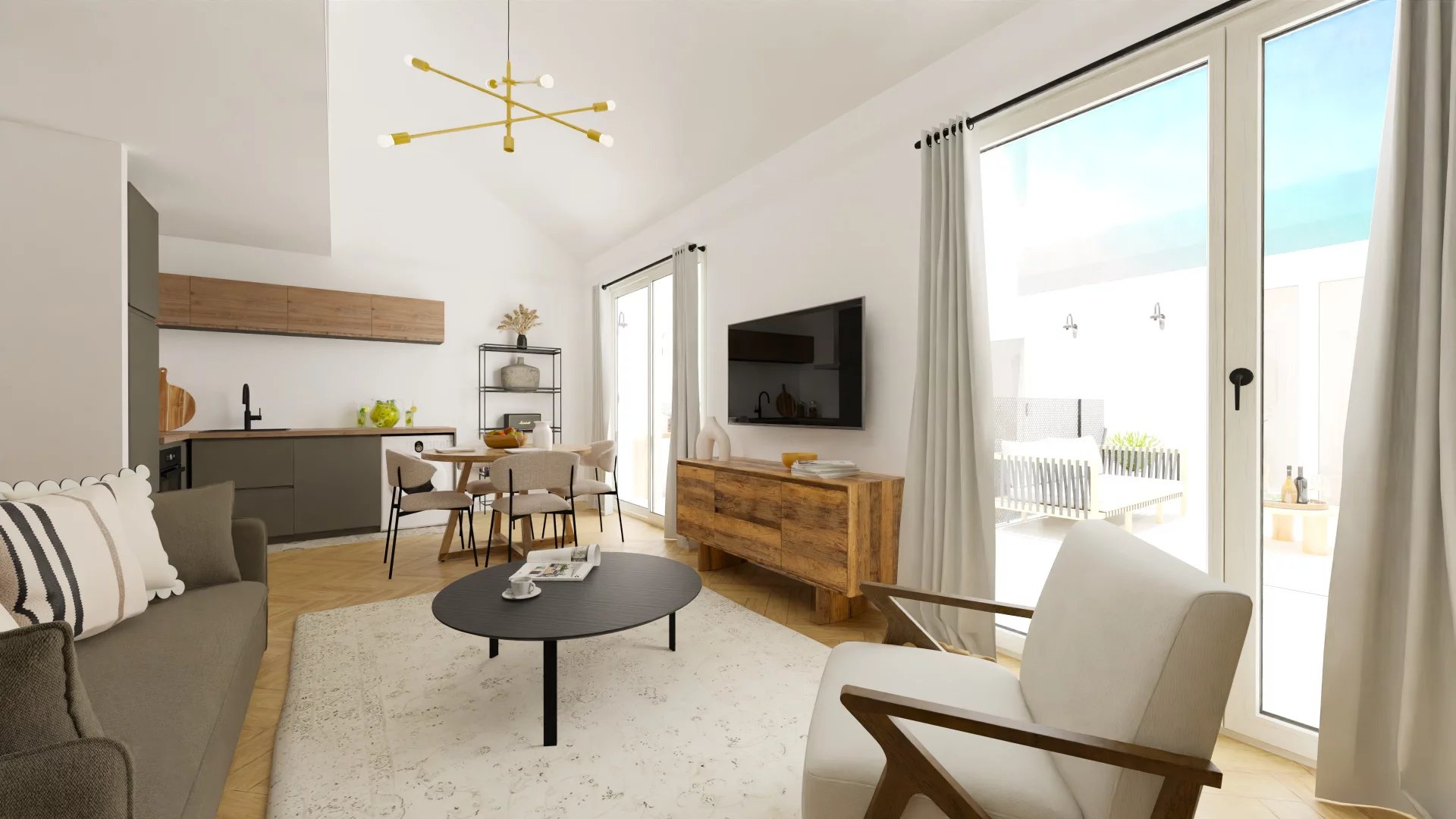 Quartier des Thermes, magnifique duplex neuf