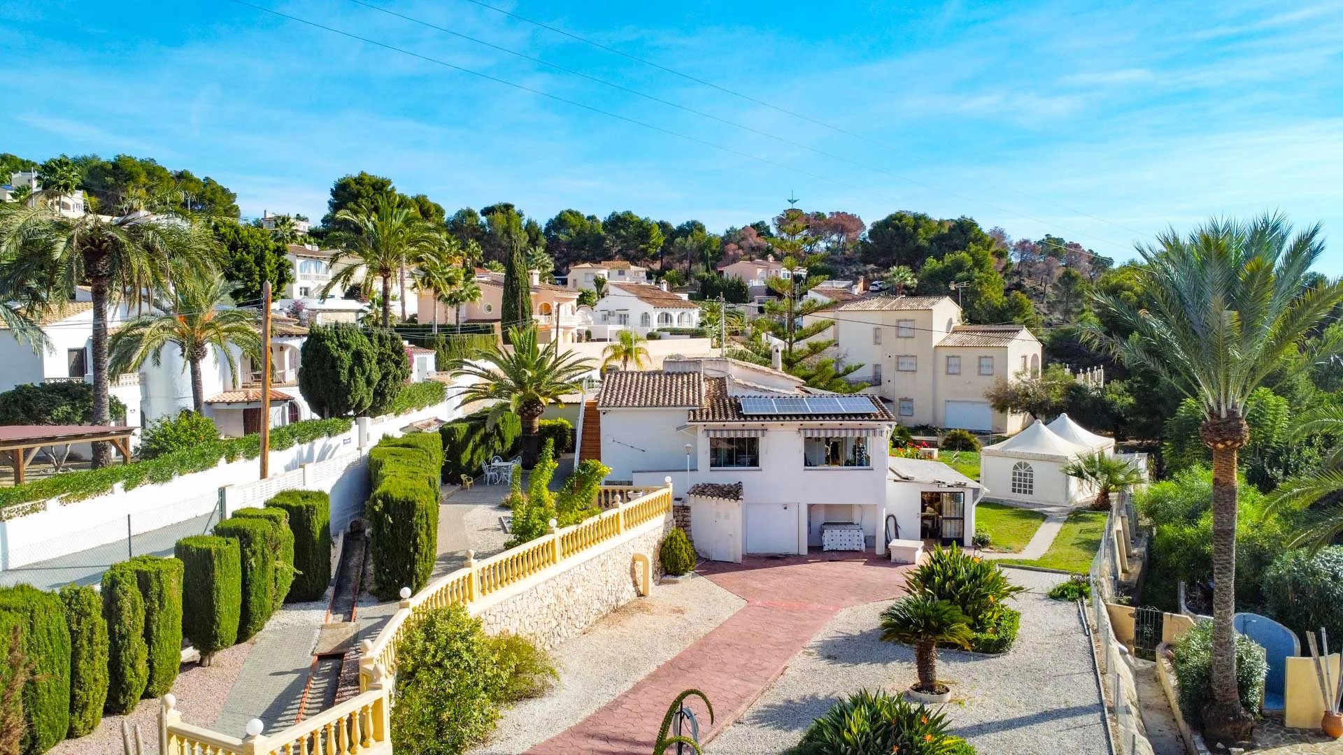 Villa tradicional con gran parcela en venta en La Fustera, Benissa