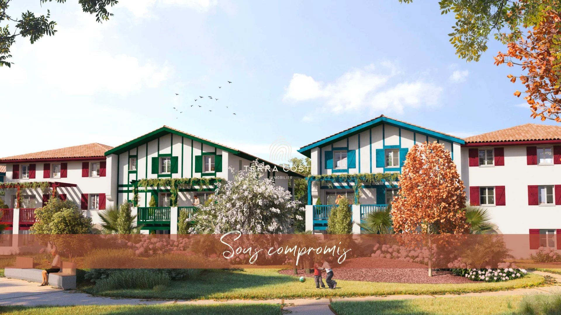 Superbe appartement T3 au coeur du Pays Basque au bord du golf