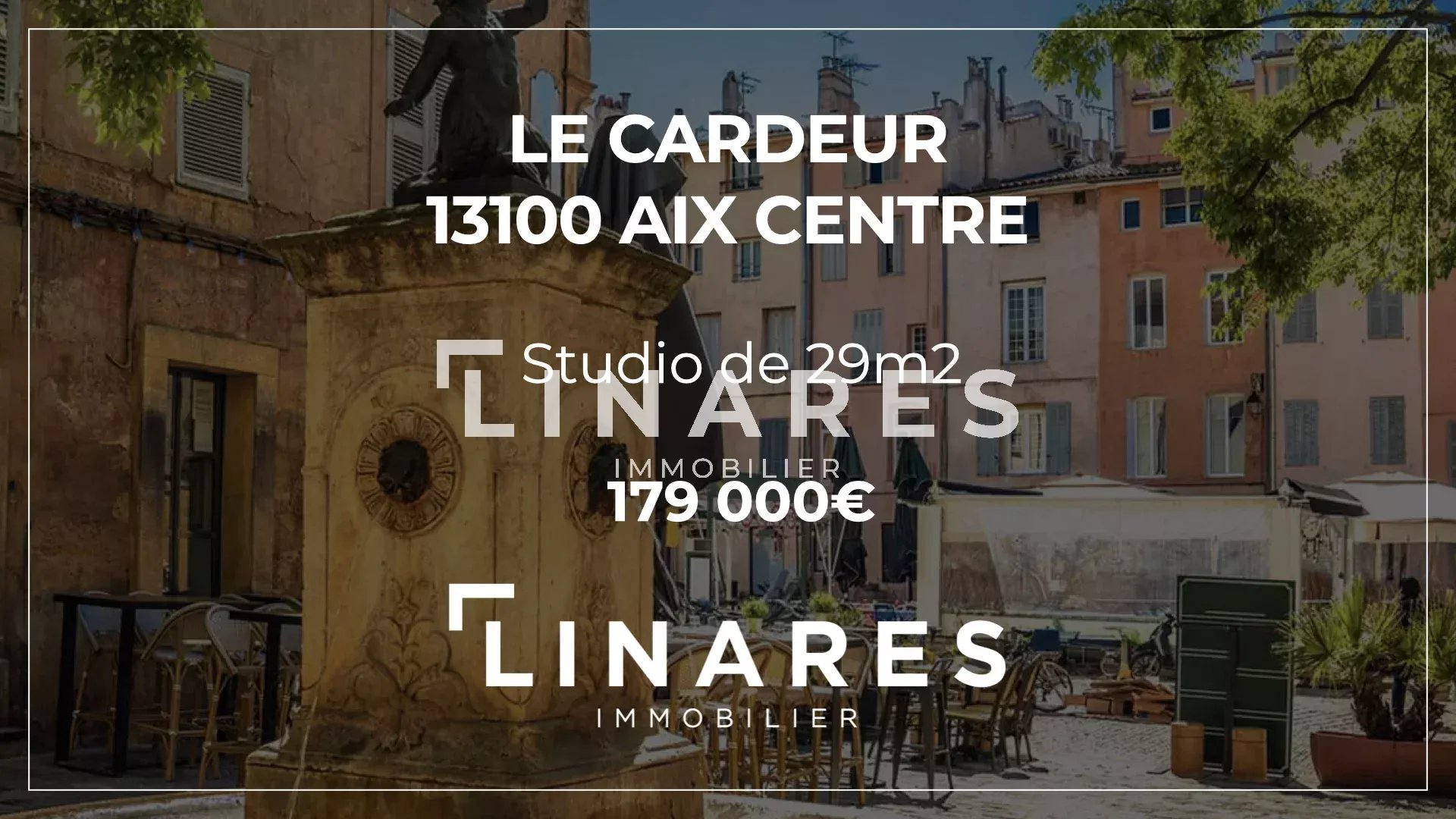 LE CARDEUR - Studio de 29m2 - 13100 AIX CENTRE