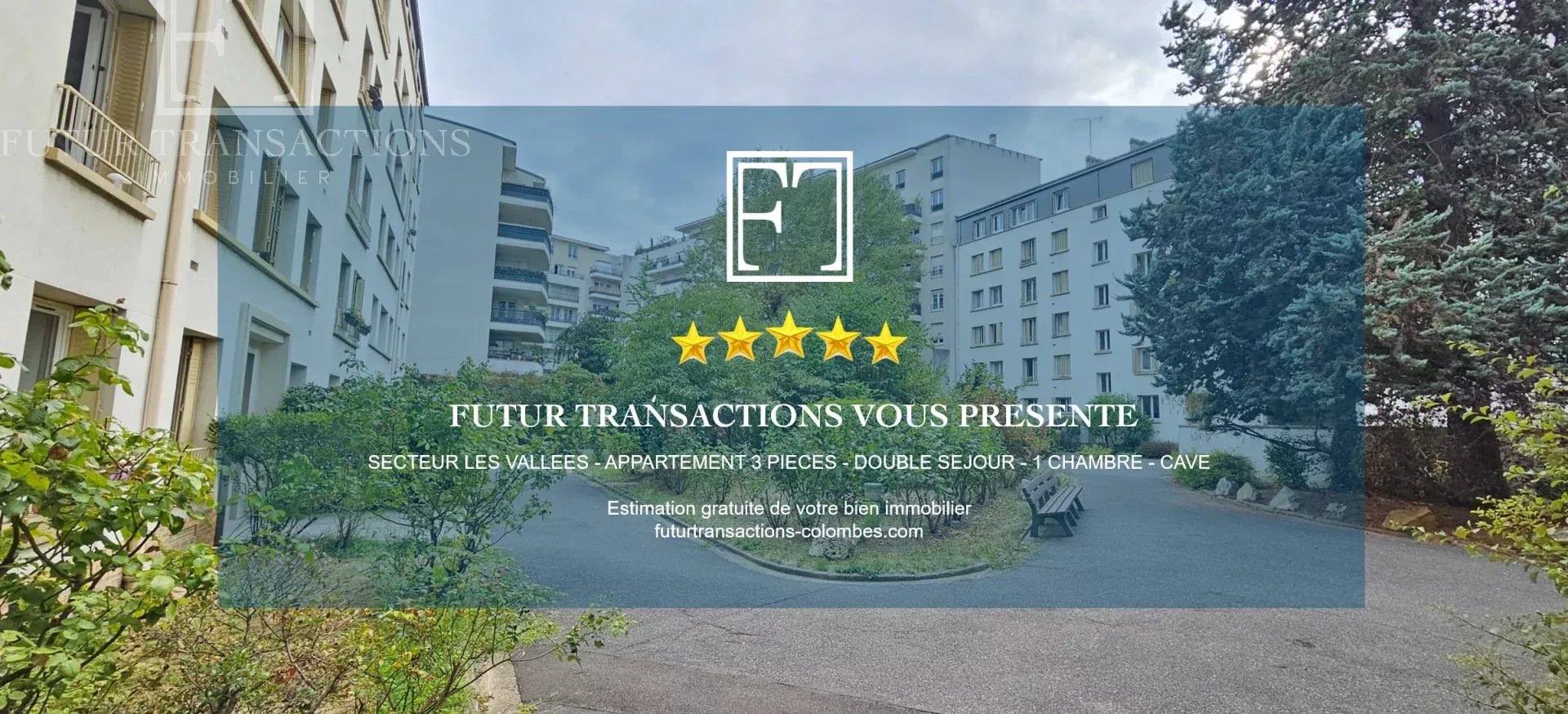 Appartement 3 pièces 47 m² · à Colombes · 47 m² · 224 500 €