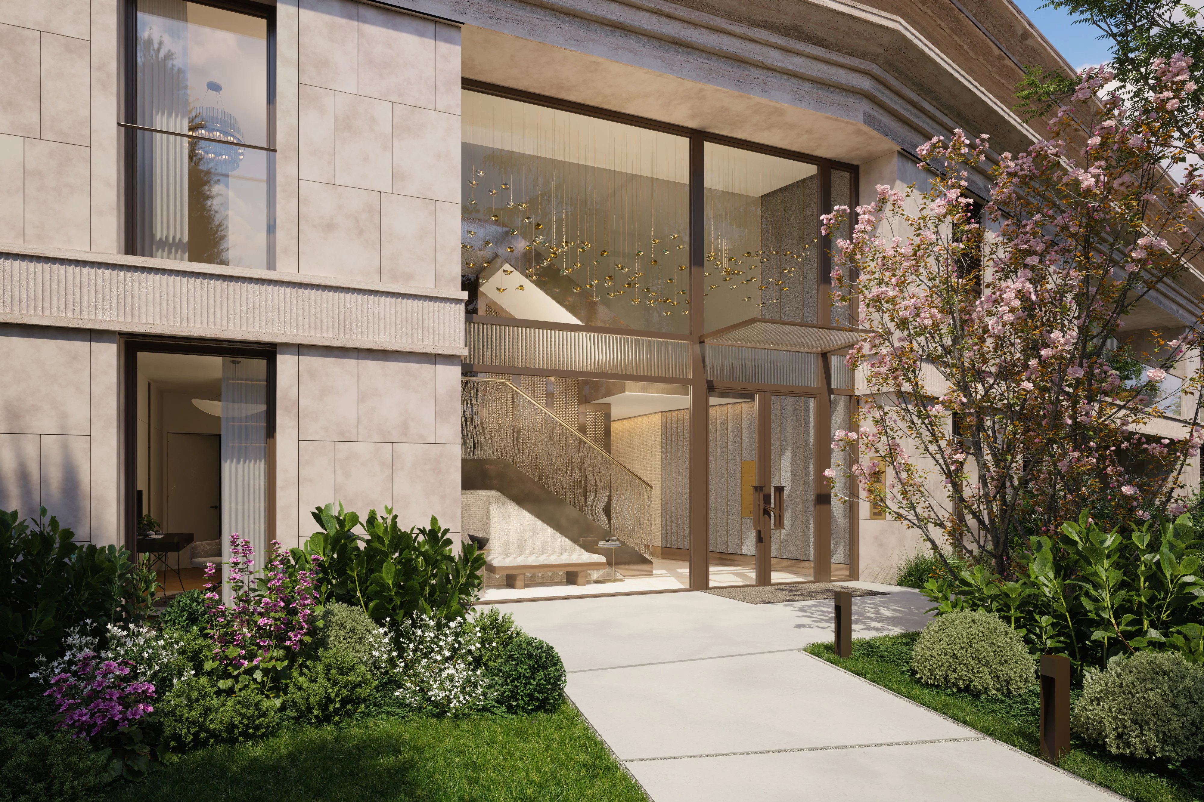 Off-plan apartment with private garden