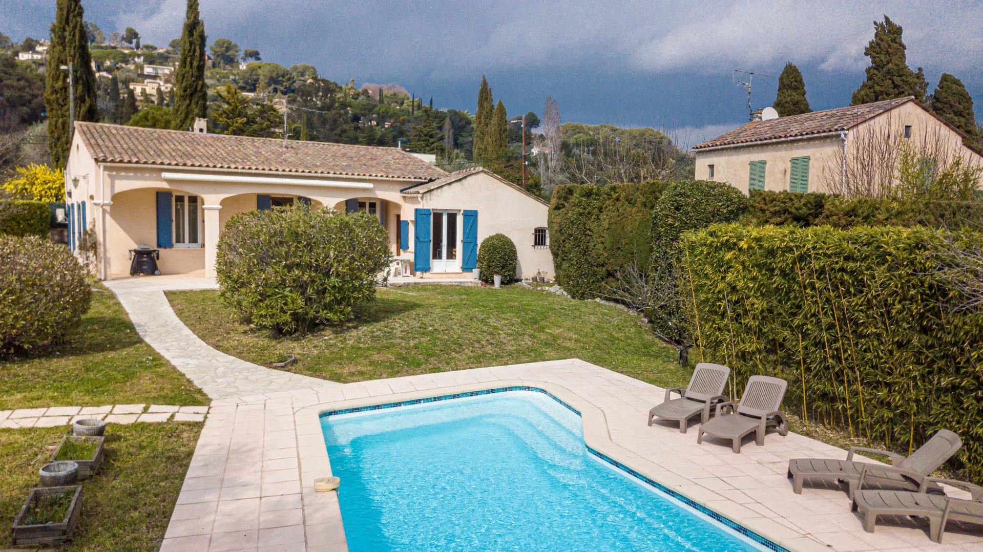 Mougins - Maison de Plain Pied avec Piscine