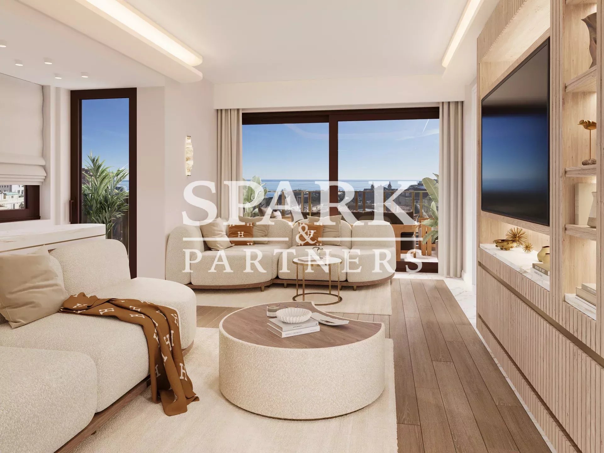 Carré d'Or - Sumptuous 4p apartment overlooking the Casino and the sea, fully renovated