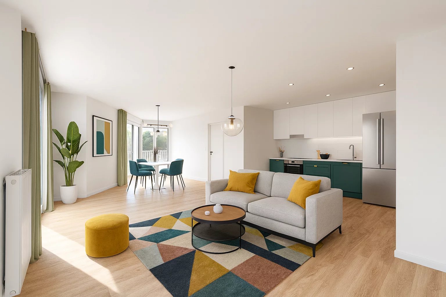 Magnifique 4 pièces balcon / Ligne 14 / Mairie de Saint-Ouen 934 - Image 1