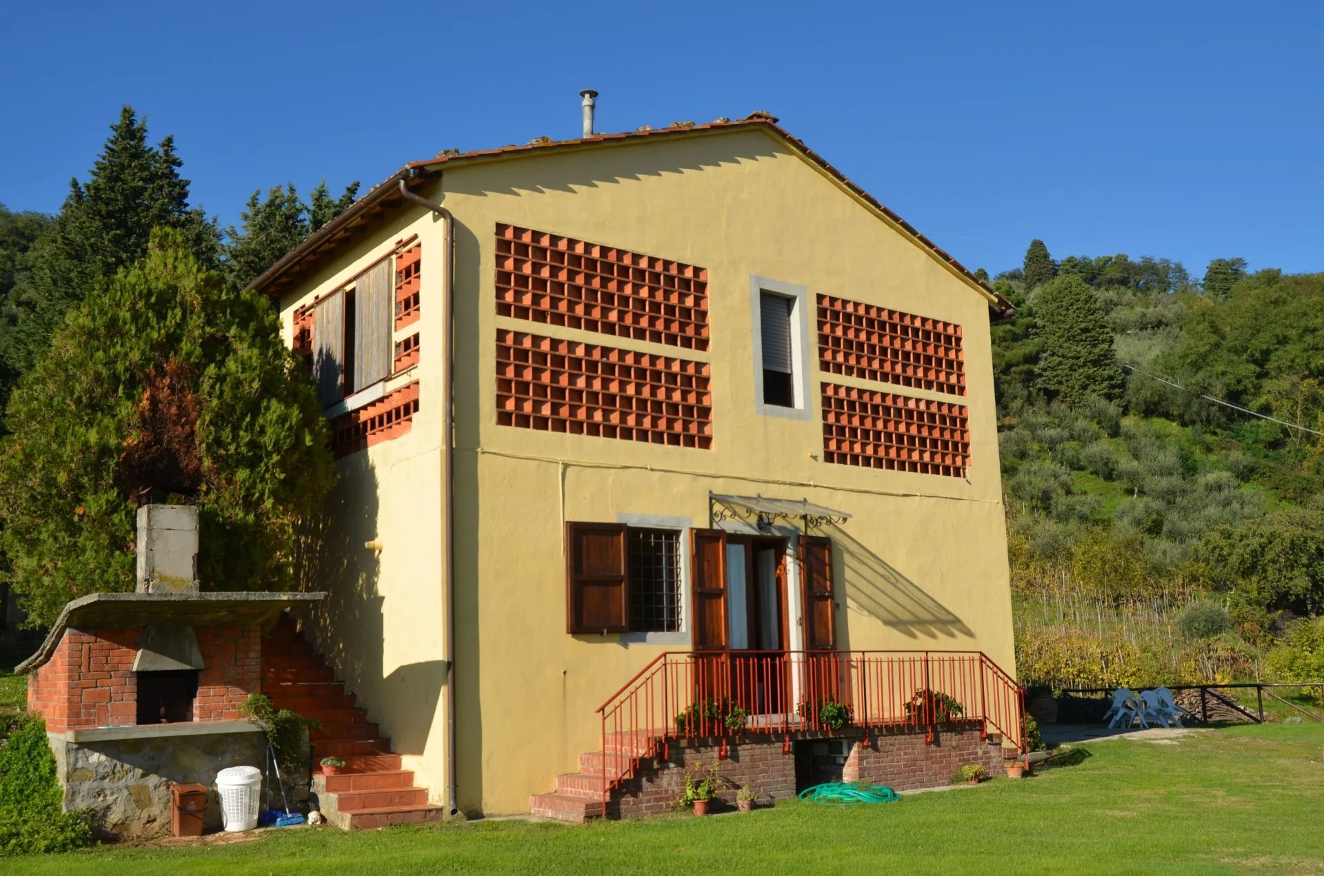 ITALY, TUSCANY, LUCCA, PETROGNANO, COUNTRY HOUSE WITH POOL, FOR 5 PEOPLE