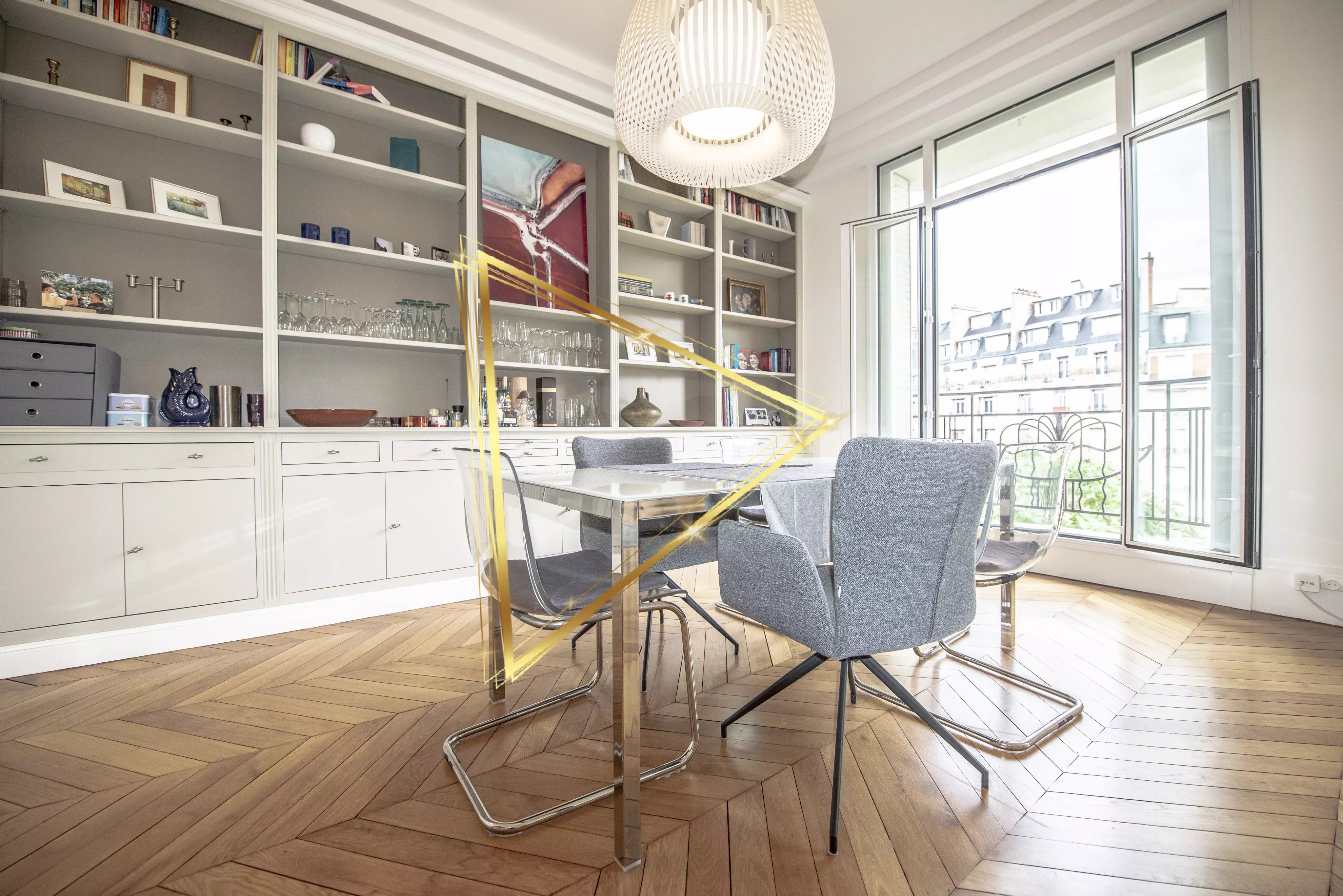 Appartement lumineux de 2 chambres à Auteuil, étage élevé !