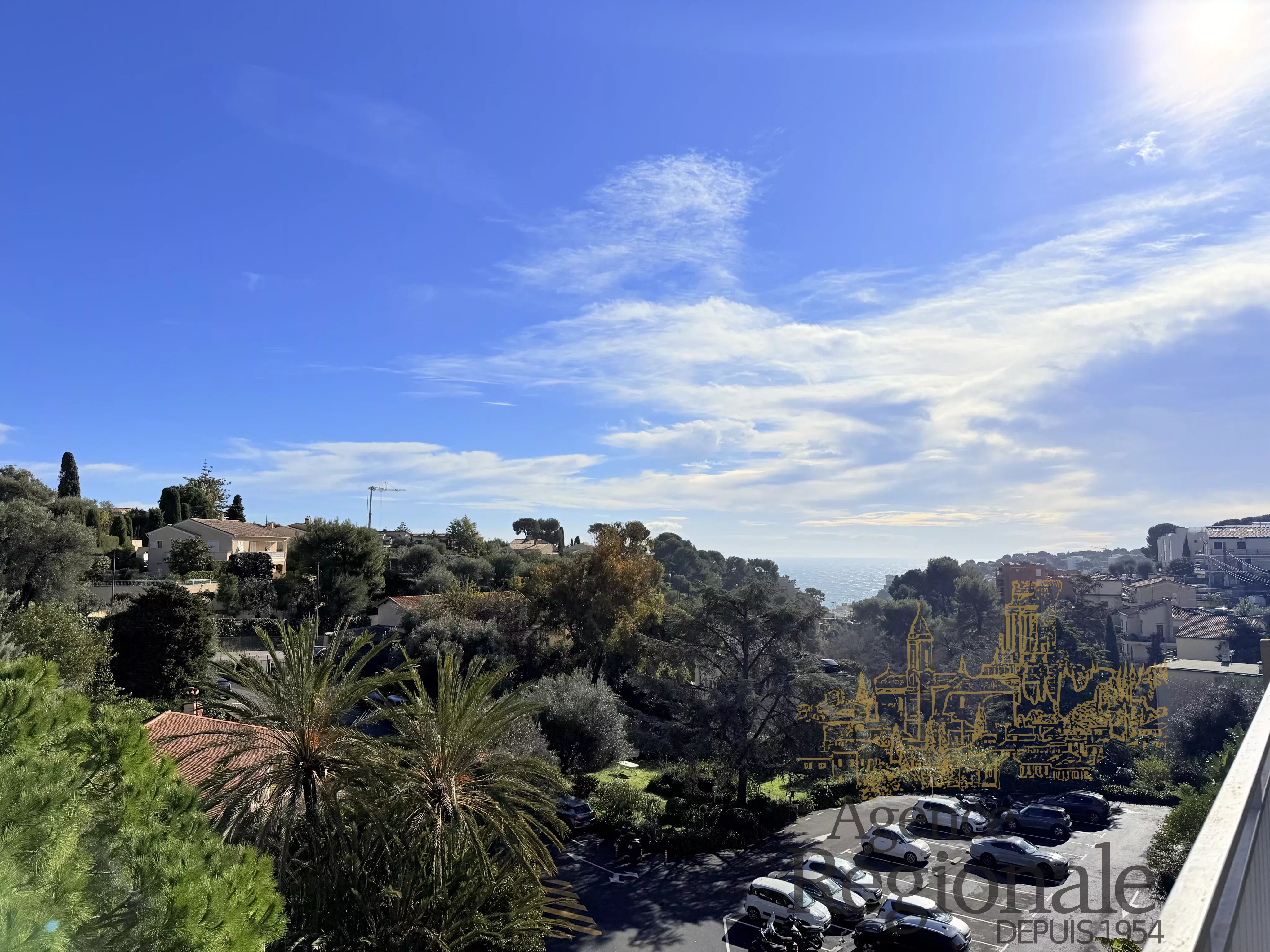 RCM : 3 pièces, terrasse, cave, garage