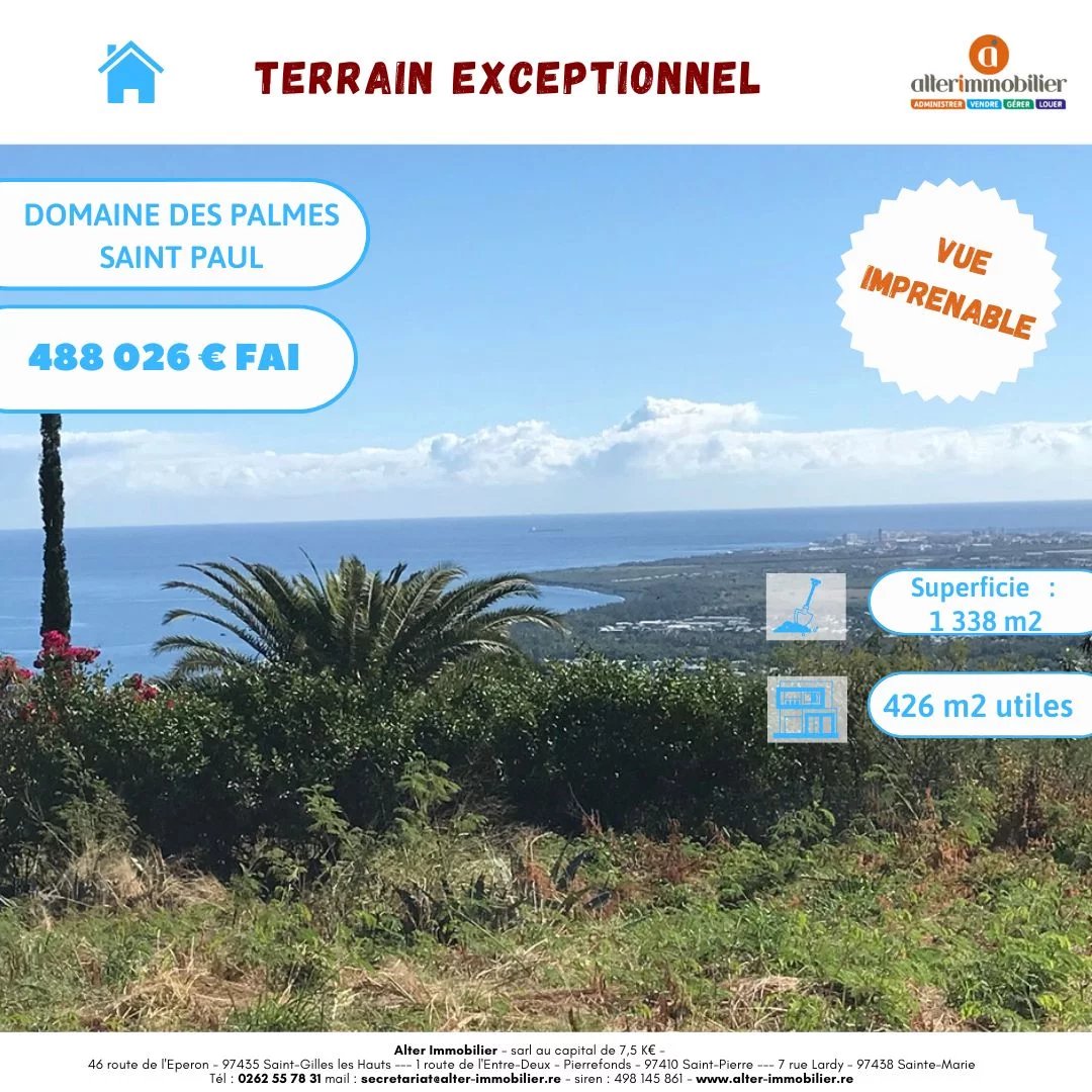 Vente Terrain Saint-Paul