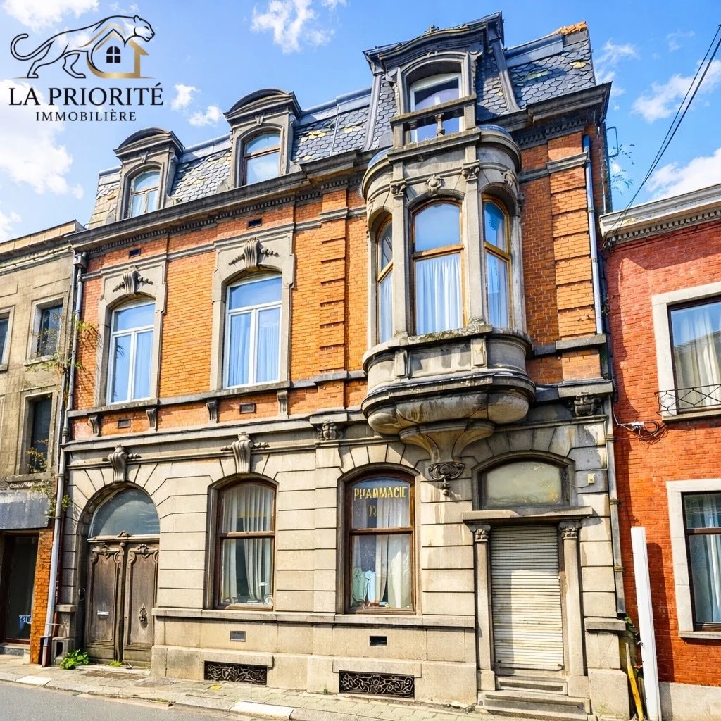 Maison de commerce à rénover – Fort potentiel – Centre de Gosselies