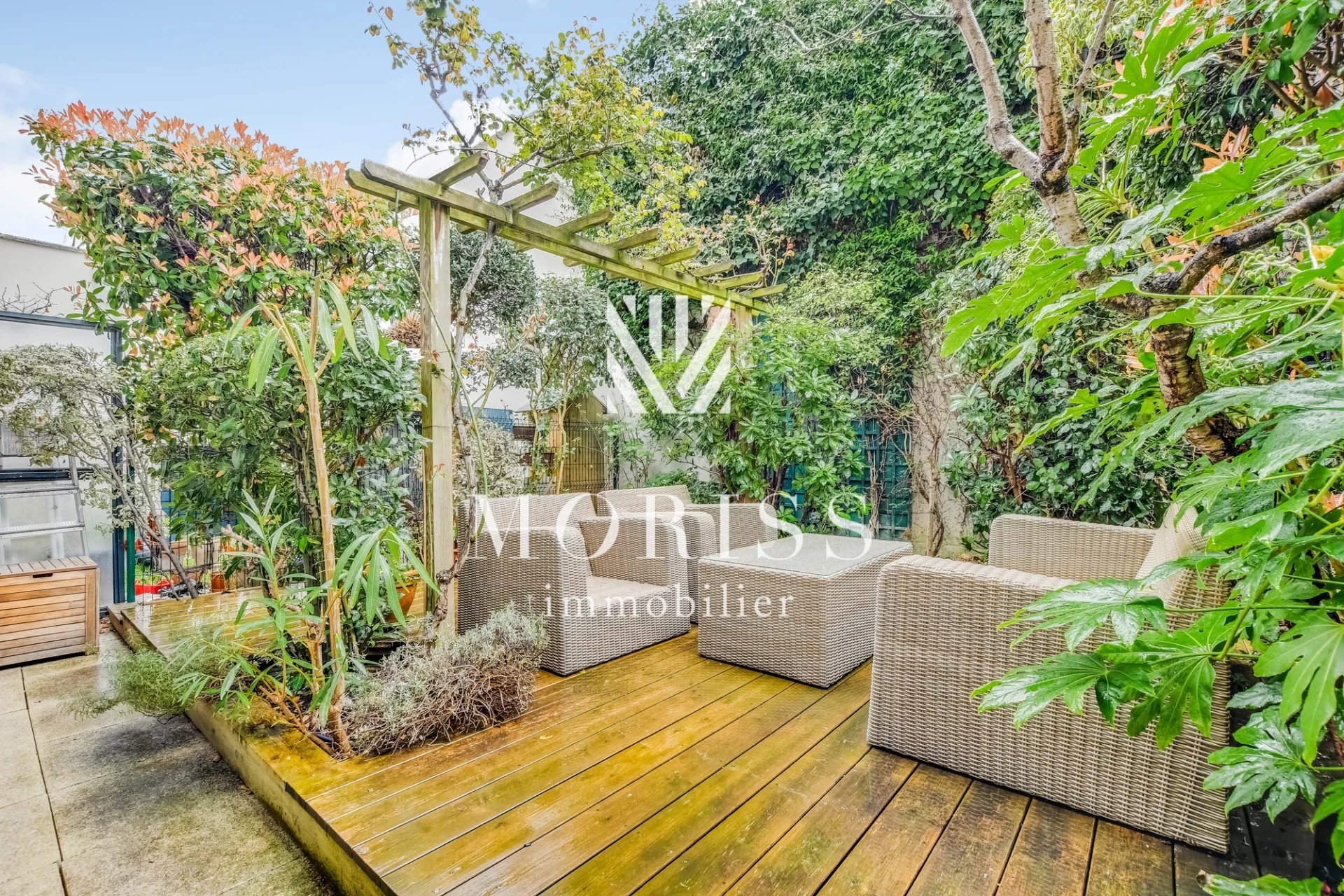 DUPLEX FAMILIALE BOULOGNE NORD - JARDIN PLEIN SUD - Image Array