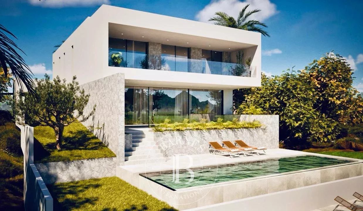 Villa Exclusive à Portals Nous en Construction avec Vue sur la Mer et la Montagne