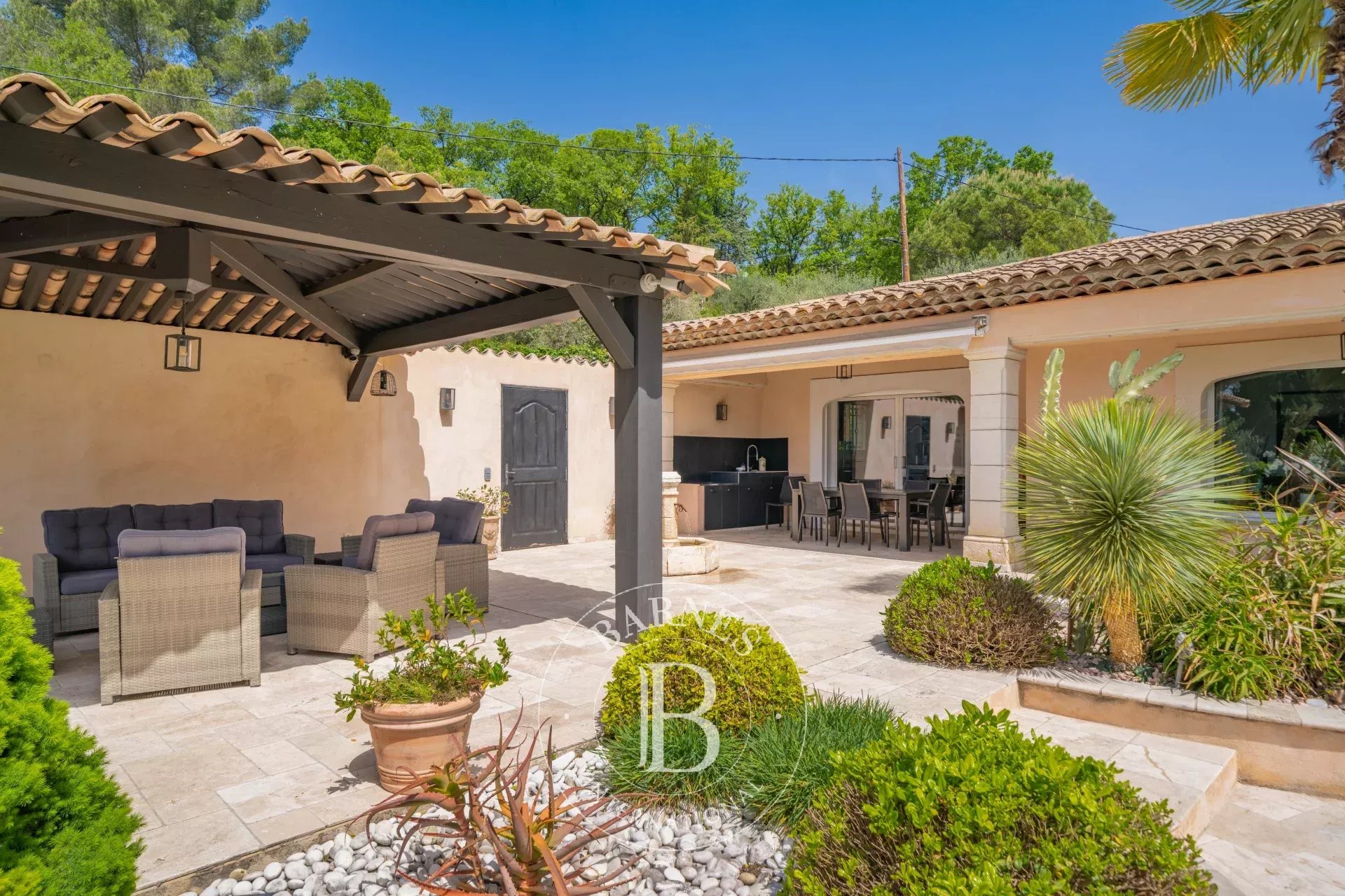 Mougins, elegant bastide, with village view - picture 24