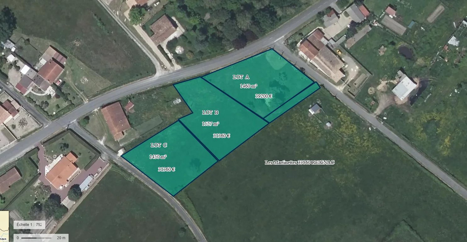 Vente Terrain Reignac