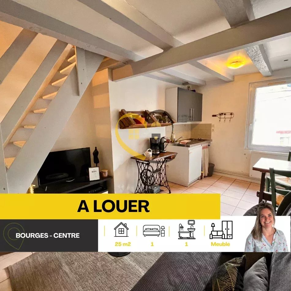 Maison à louer, 2 pièces, 23 m², Bourges