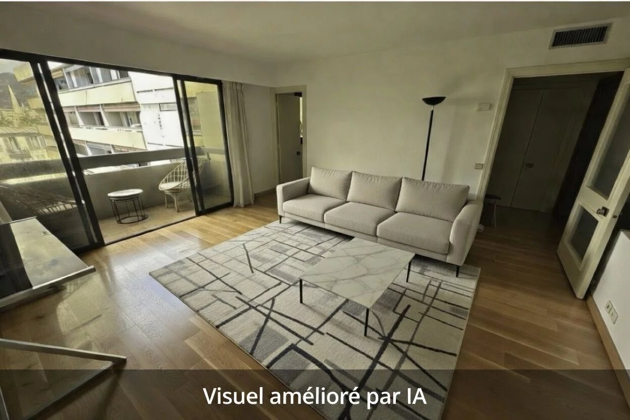 Carré d’Or – Espace Grimaldi – Studio en avant-dernier étage avec terrasse au calme - Photo 2