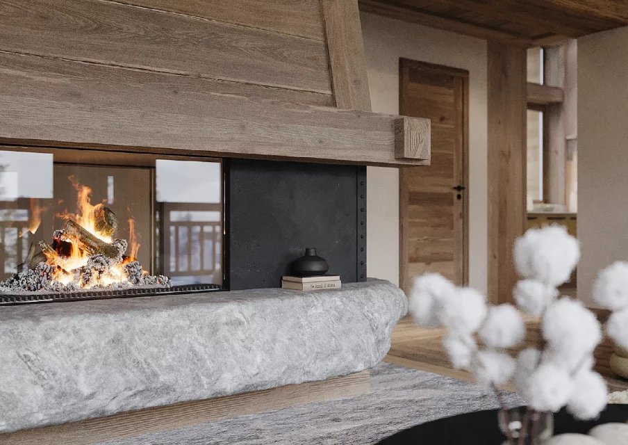 Luxuriöses Neubau-Chalet direkt an den Skipisten mit Spa