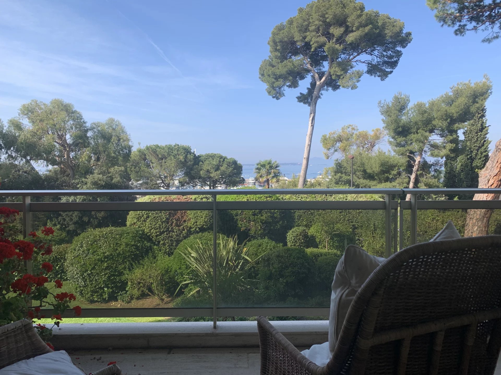 Location saisonnière d'appartement au Cap d'Antibes