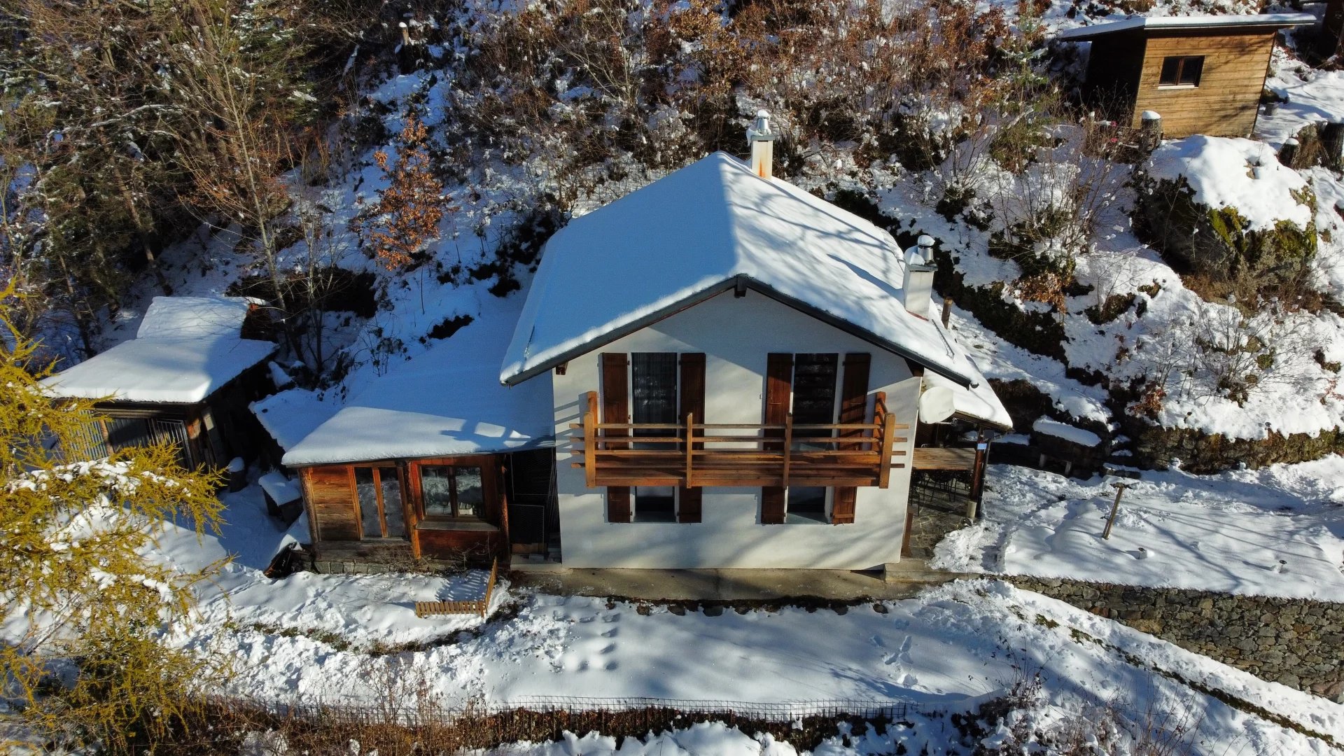 Vue panoramique sur le Mont-Blanc et la Cime de l'Est