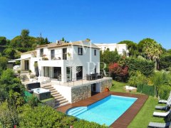 Brand new modern villa- sea view- private domain super cannes — photo 2 of 7