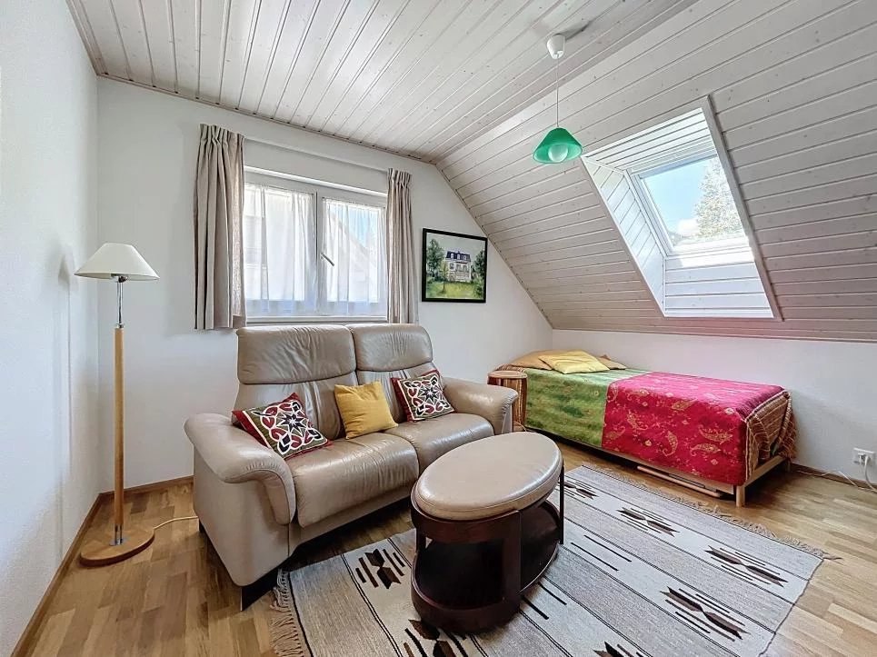 Villa familiale lumineuse avec vue Alpes