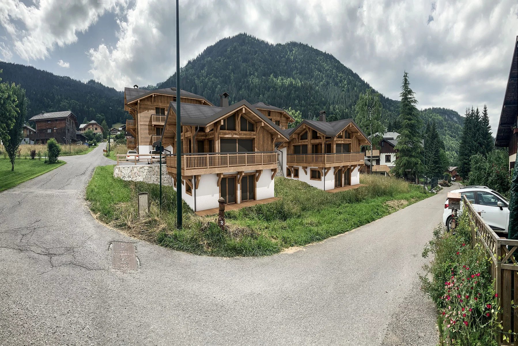 MORZINE - A newly built 4-bedroom duplex apartment in Essert Romand Accommodation in Chamonix