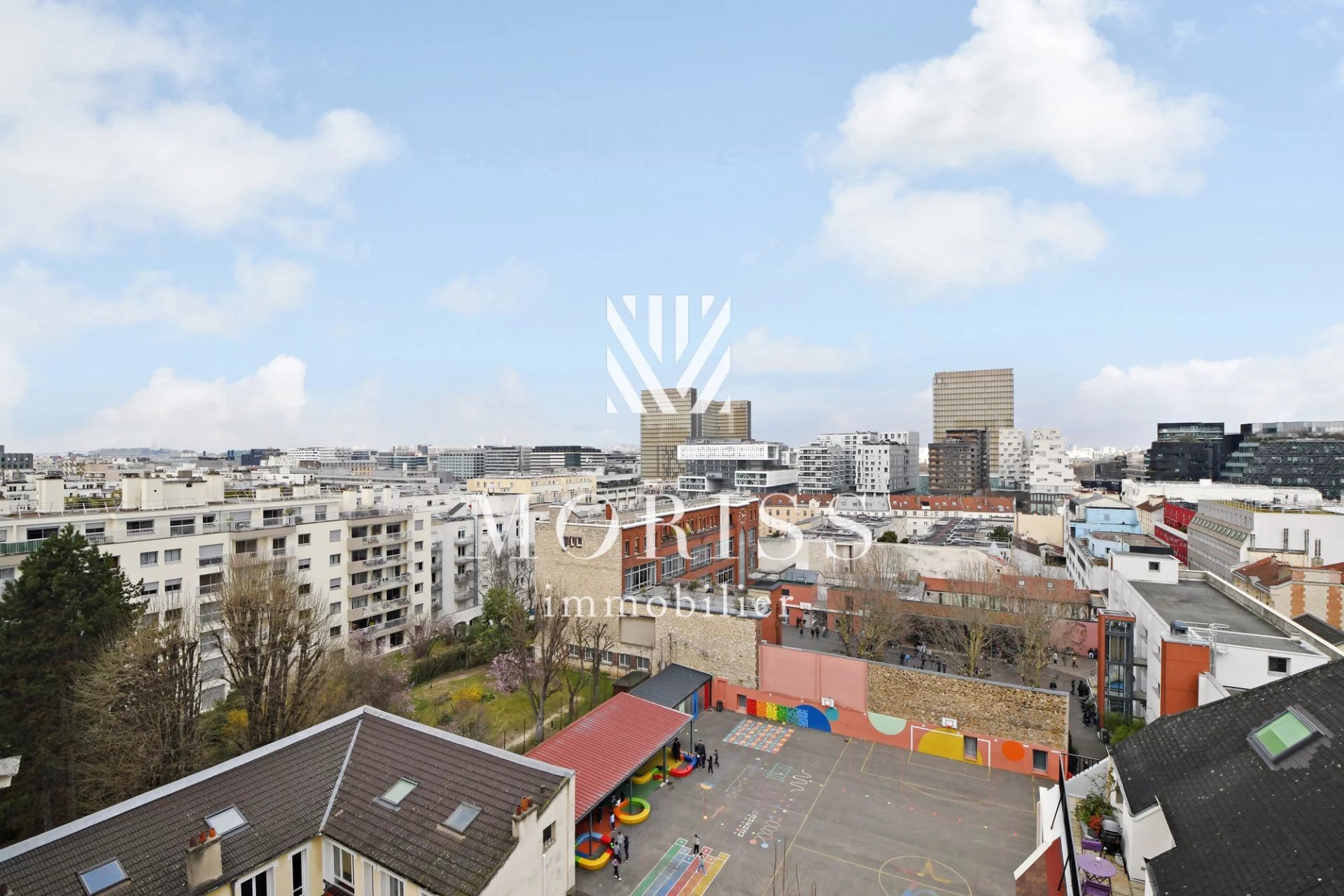 Studio dernier étage avec vue dégagée  - 21m2 - 75013 Paris - Image Array