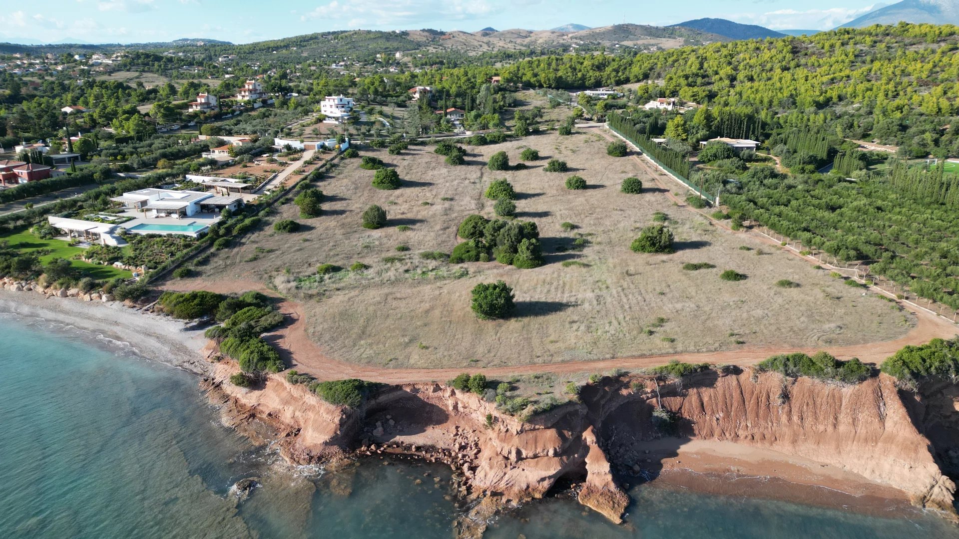 Magnifique Terrain vue mer à Petrothalassa de Porto Heli