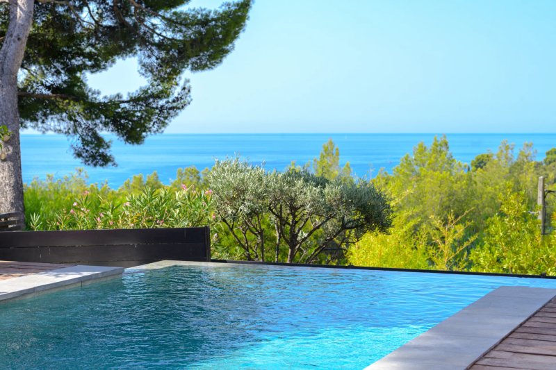 FOR SALE – CASSIS – CLOSE TO TOWN CENTER – SPECTACULAR SEA VIEW – VILLA – POOL