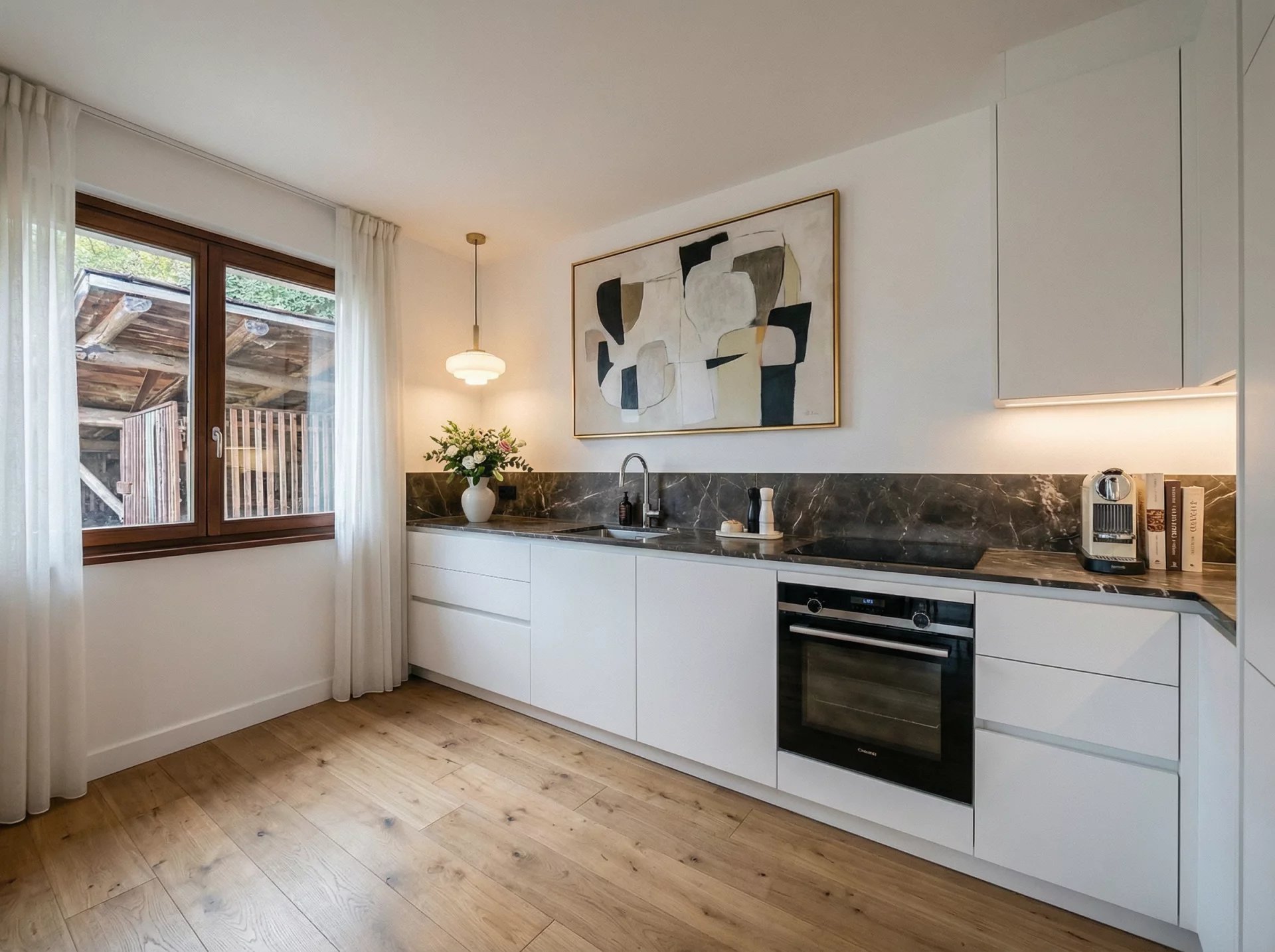 Maison dans un écrin de verdure