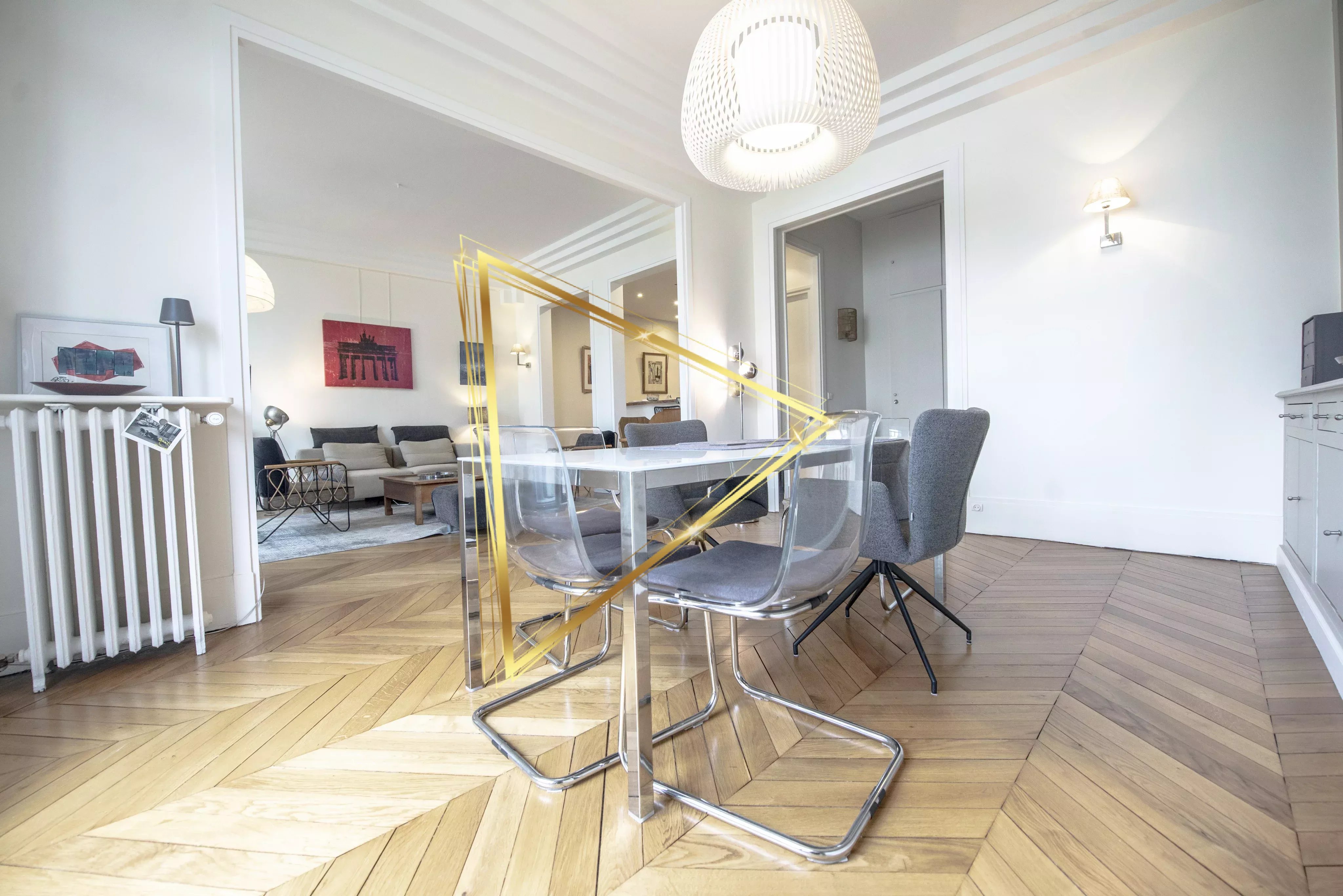 Appartement lumineux de 2 chambres à Auteuil, étage élevé !