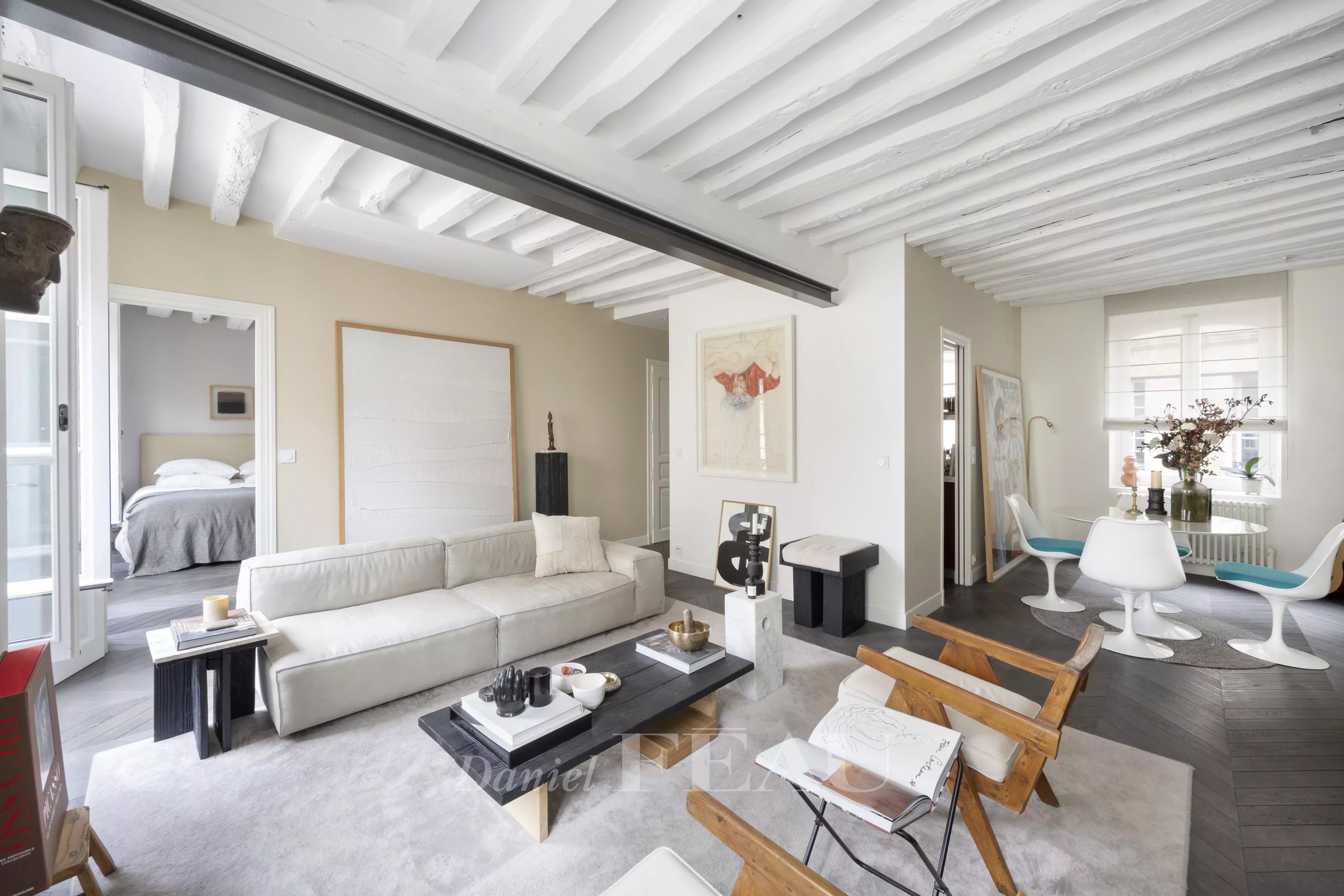Living room, dining room