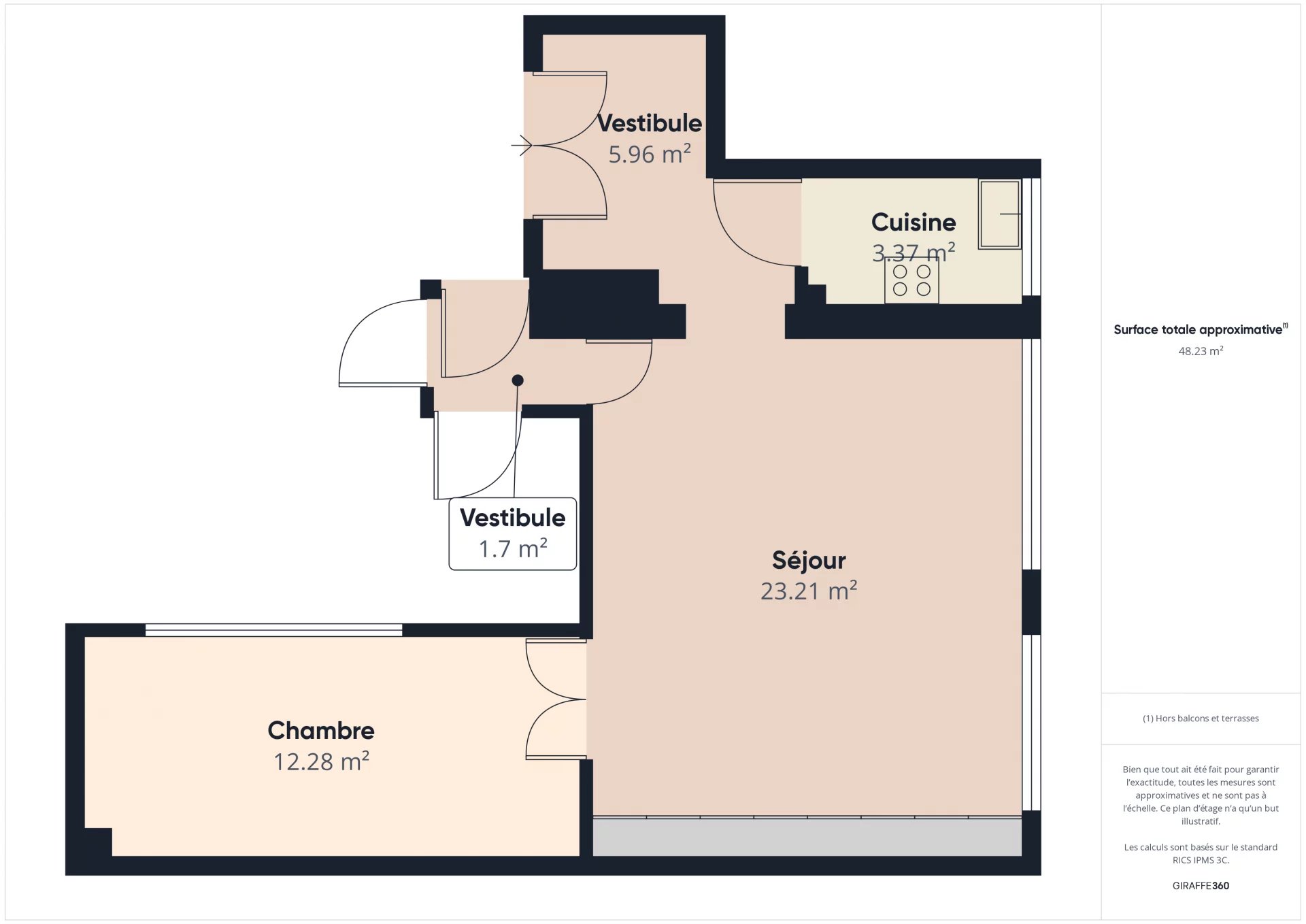 Achat Appartement T2 à Paris (75010) - 52.04m²