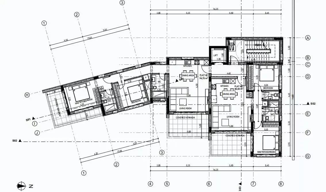 Mieszkanie 2 pokoi 89 m² Jermasoja, Cypr