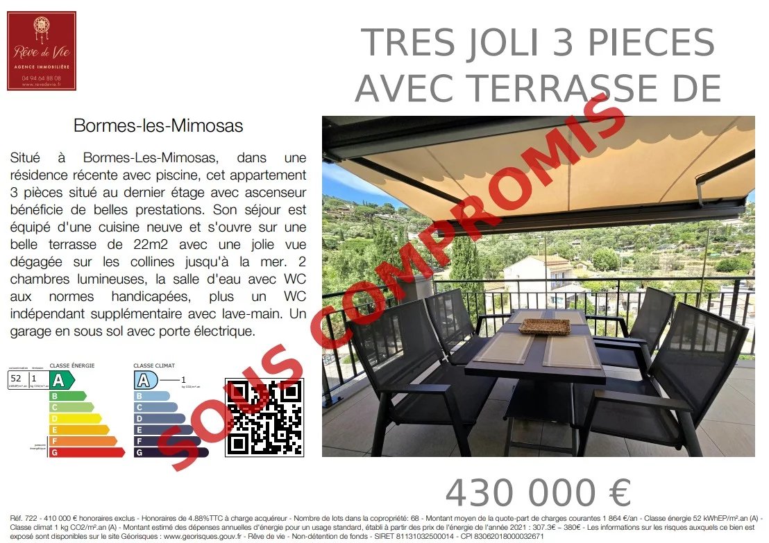 Sale Apartment Bormes-les-Mimosas