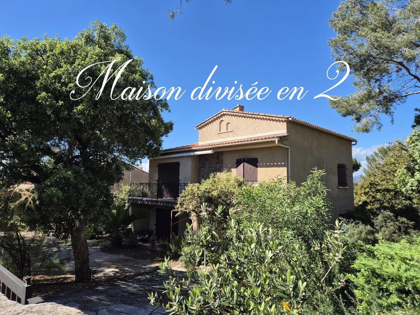 Six-Fours les Plages, proche du Brusc, maison divisée en 3 appartements indépendants