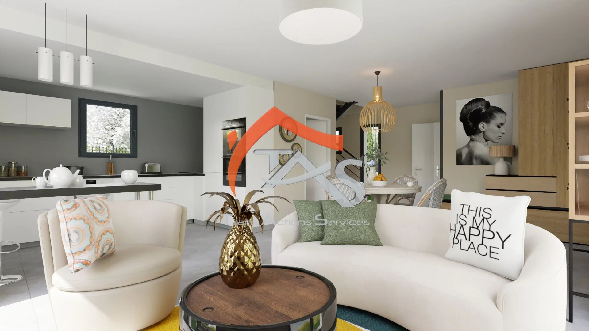 Maison de 3 chambres RE 2020 sur un terrain de 550m² - Photo 3