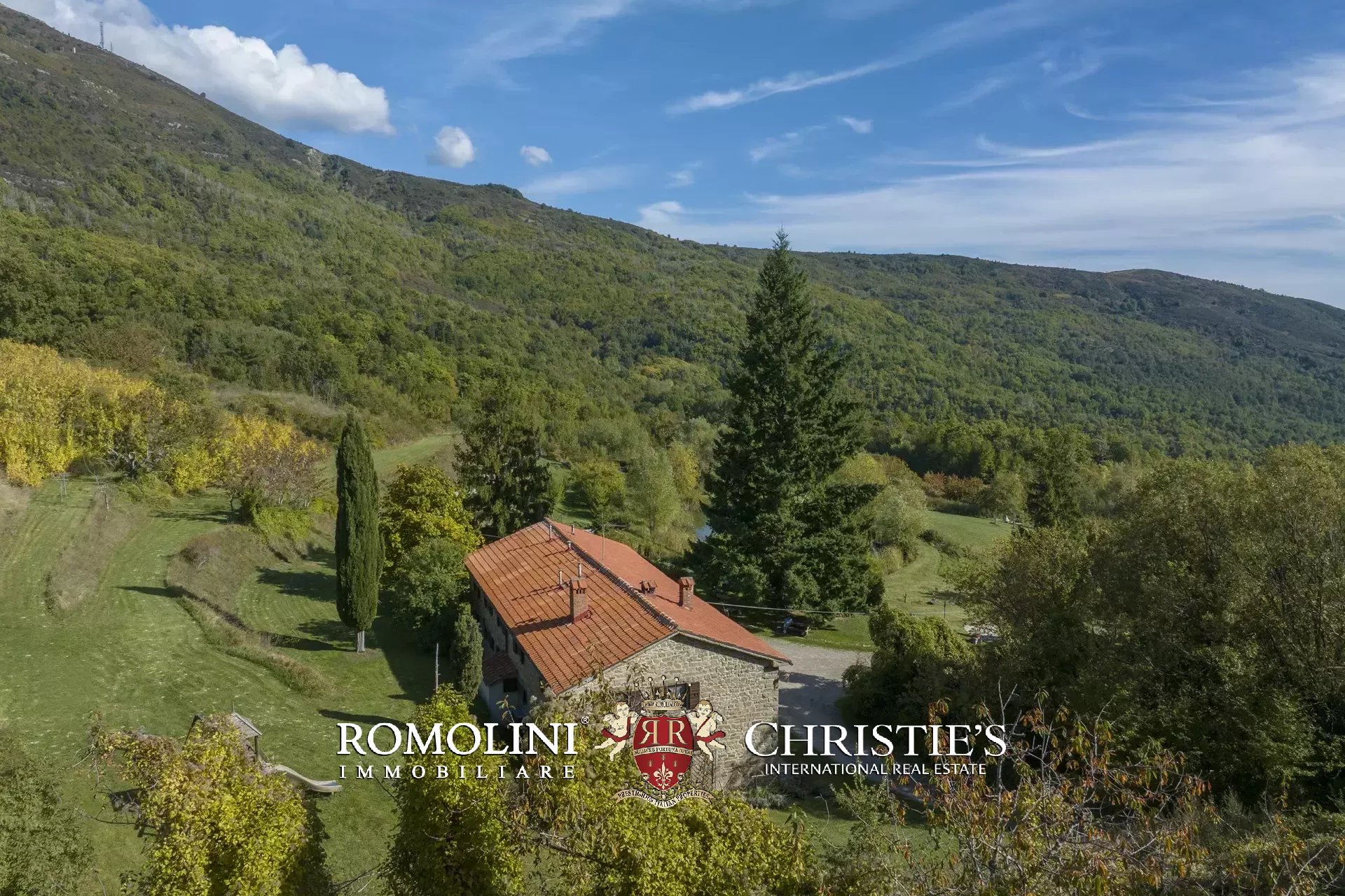 101-HA ESTATE WITH NATURAL SPRINGS FOR SALE BETWEEN AREZZO AND FLORENCE