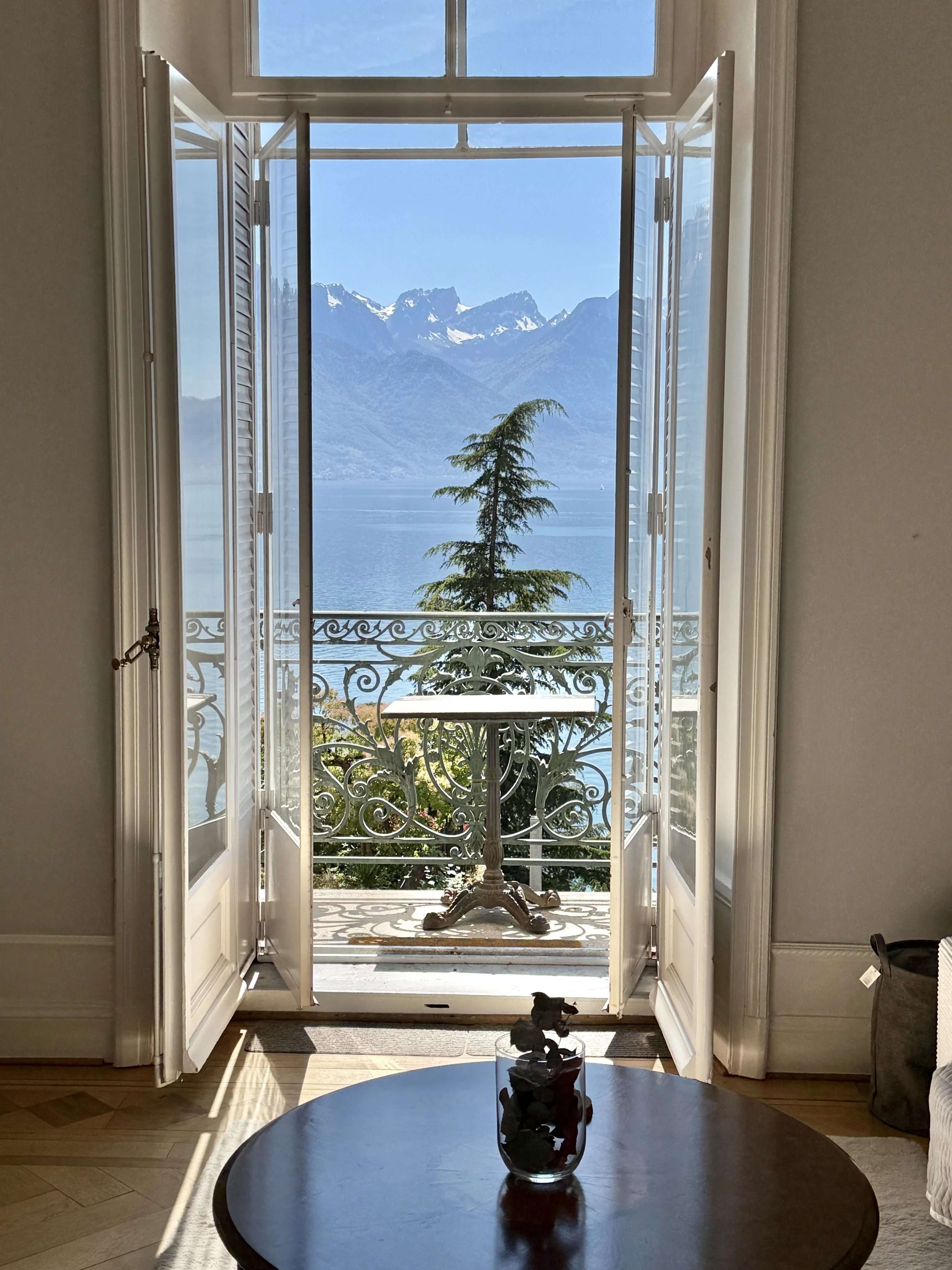 Appartement de charme à Montreux avec vue imprenable