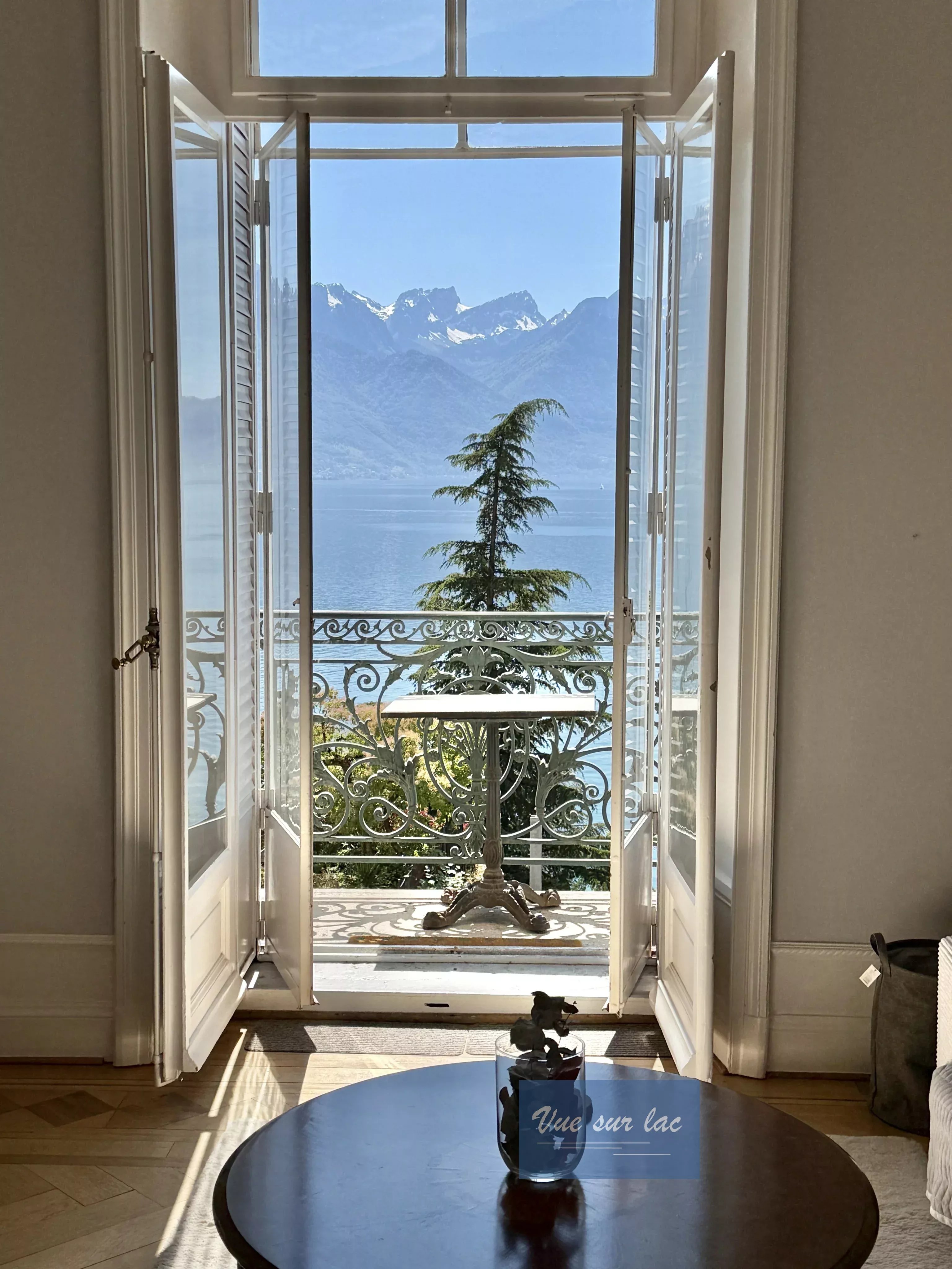 Appartement de charme à Montreux avec vue imprenable