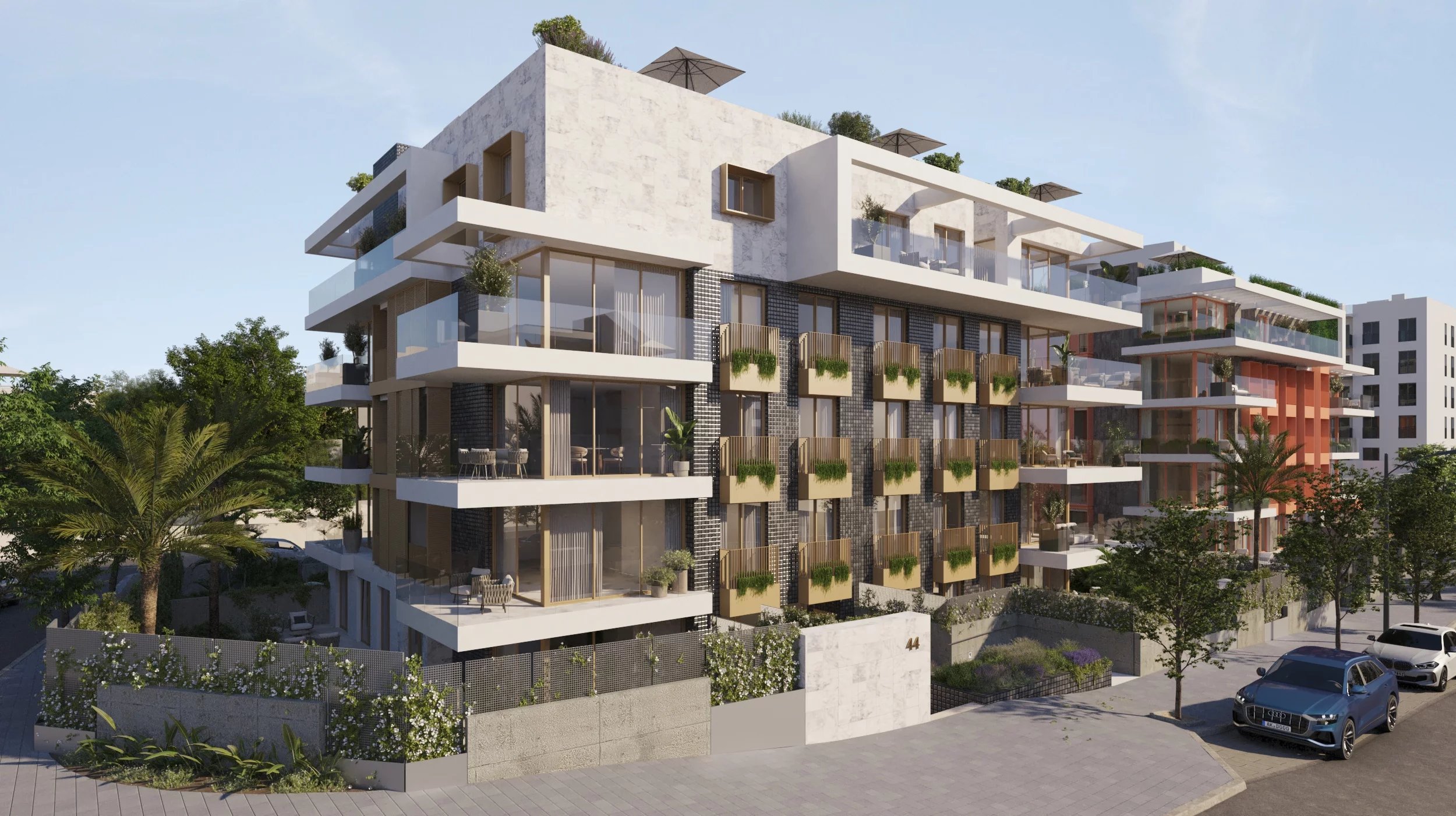 Exceptional New-Build First-Floor Residence with Balcony, Parking & Storage Room