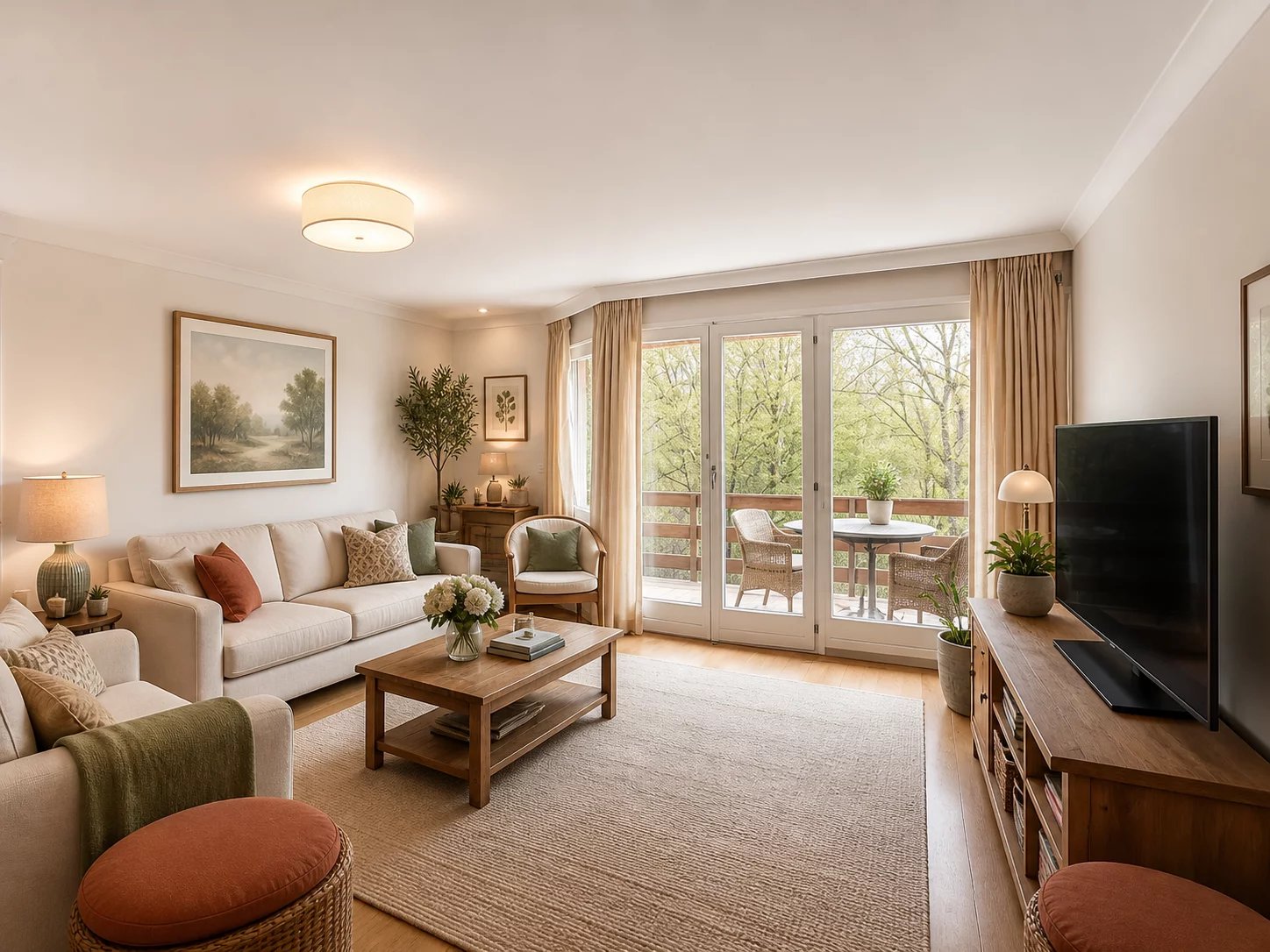 Appartement-villa situé dans les hauteurs de Lutry