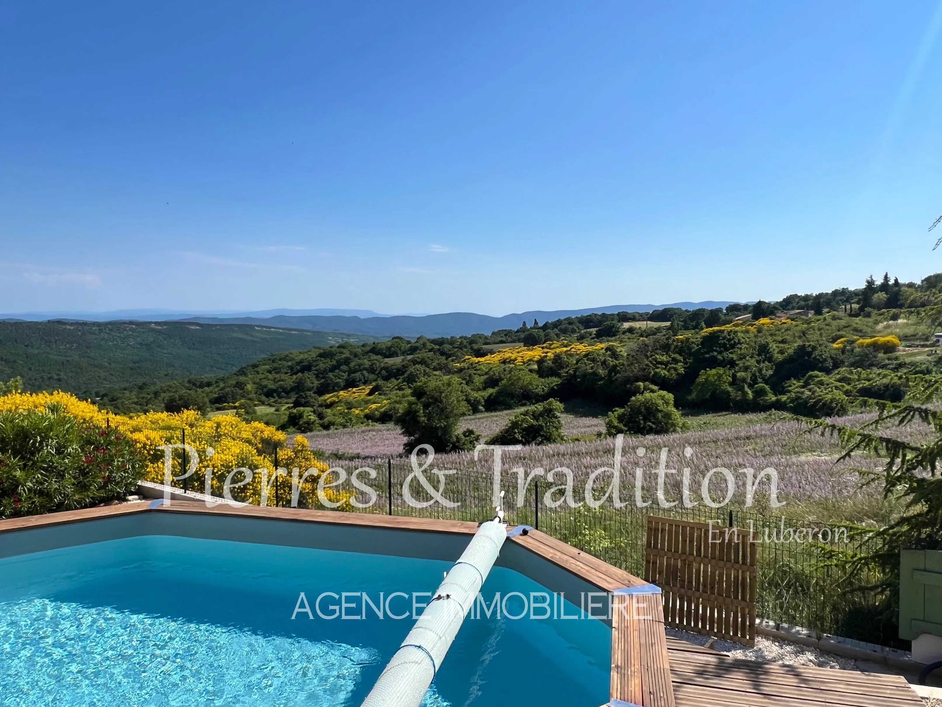 Reillanne Area, renovated village house with garden and panoramic view