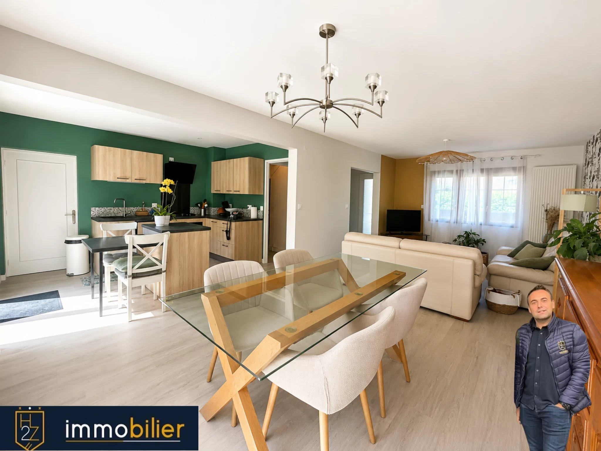 Maison semi-mitoyenne de 139m2 habitable