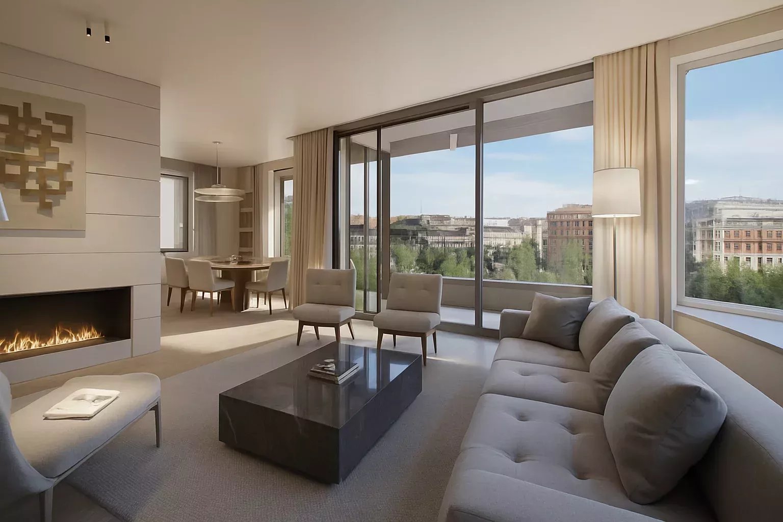 Un Refuge Élégant de 267 m² — Volumes Classiques et Trois Suites sur la Castellana
